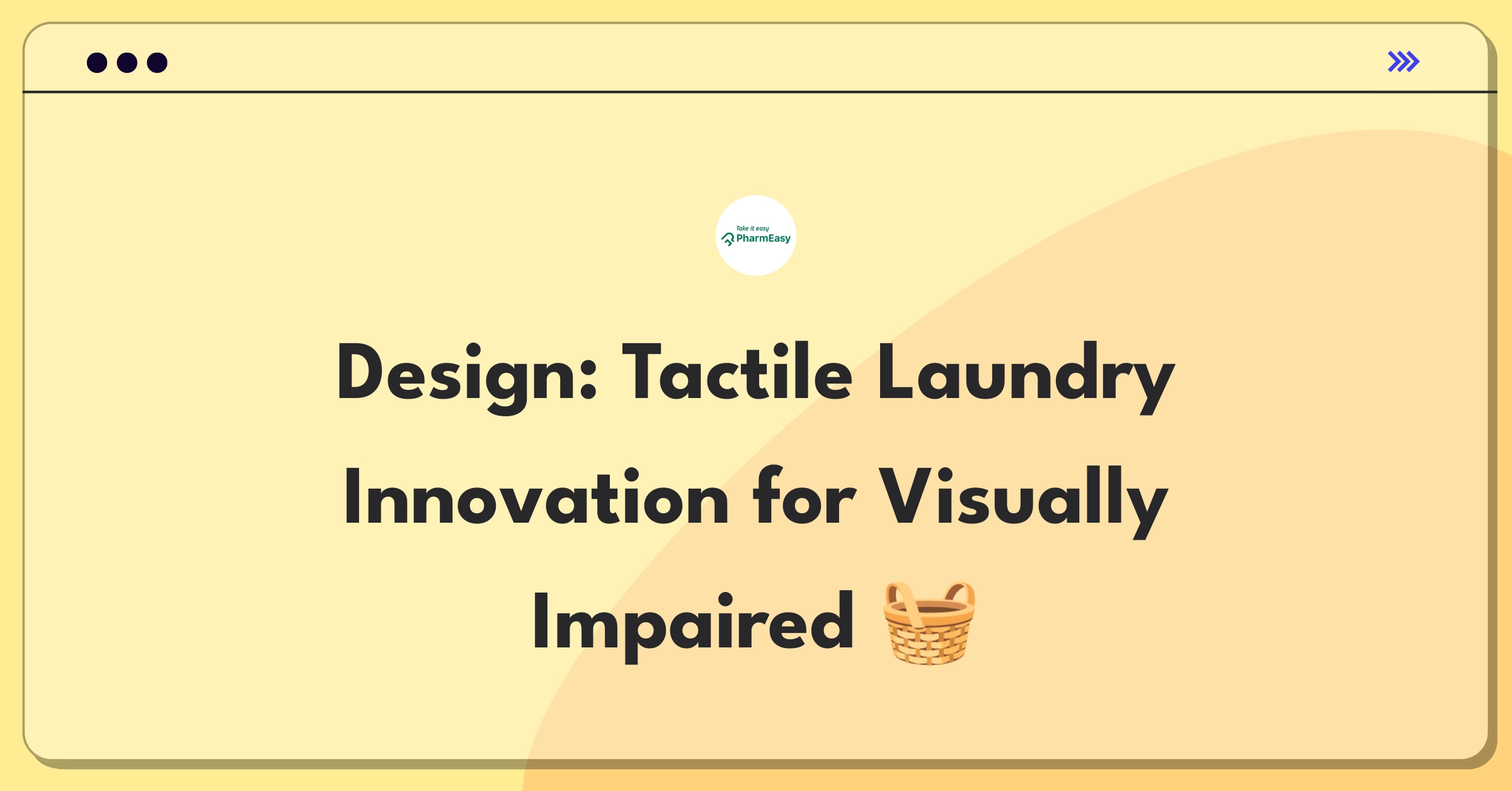 Product Management Design Question: Washing machine with tactile controls for blind users