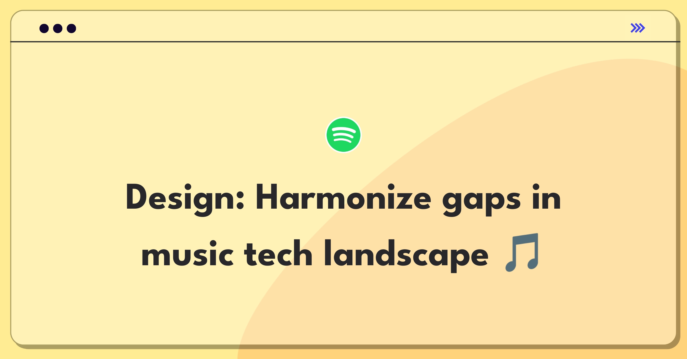 Product Management Design Question: Identifying and filling gaps in music industry applications