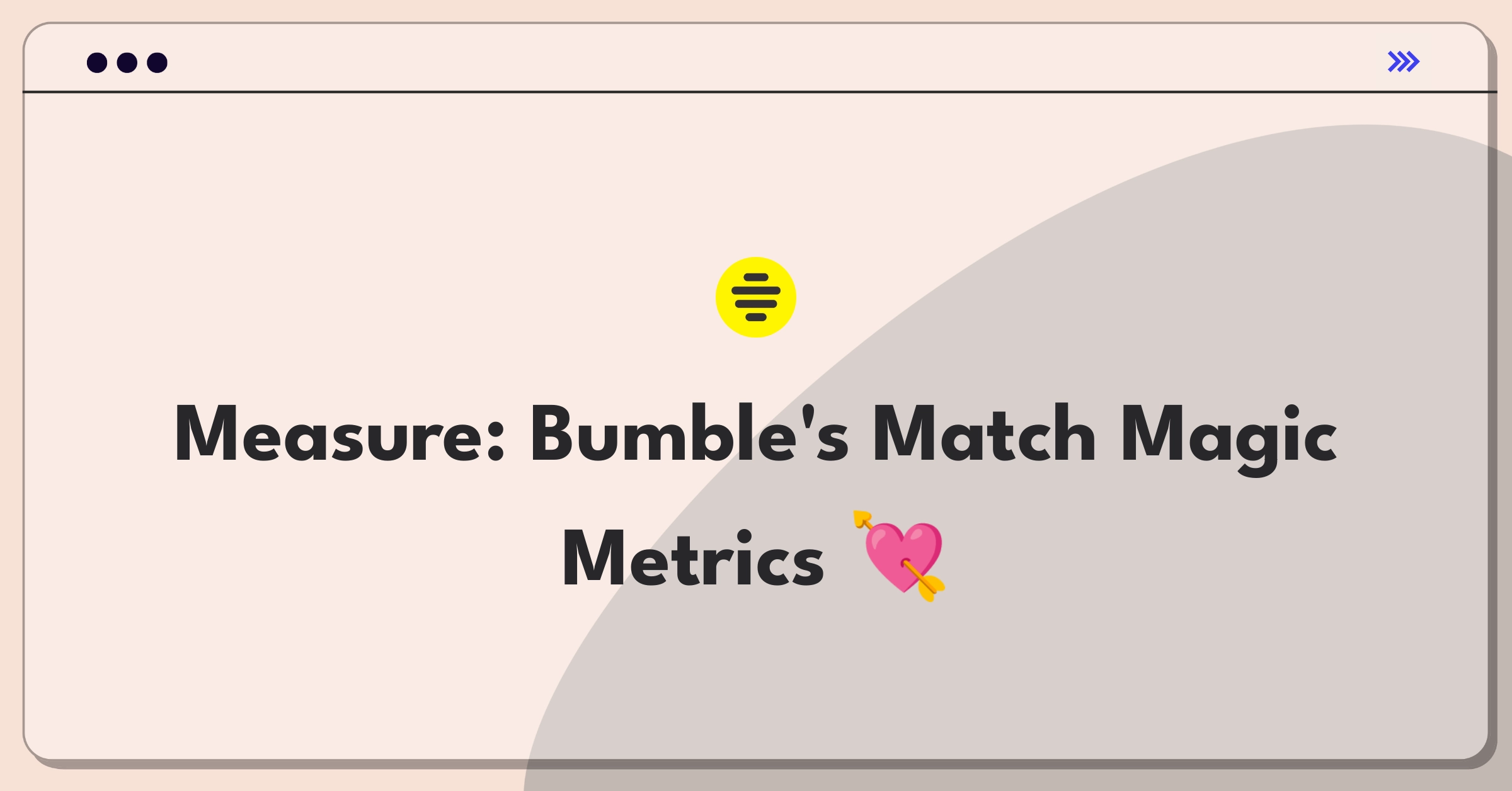 Product Management Analytics Question: Measuring success of Bumble's matchmaking algorithm