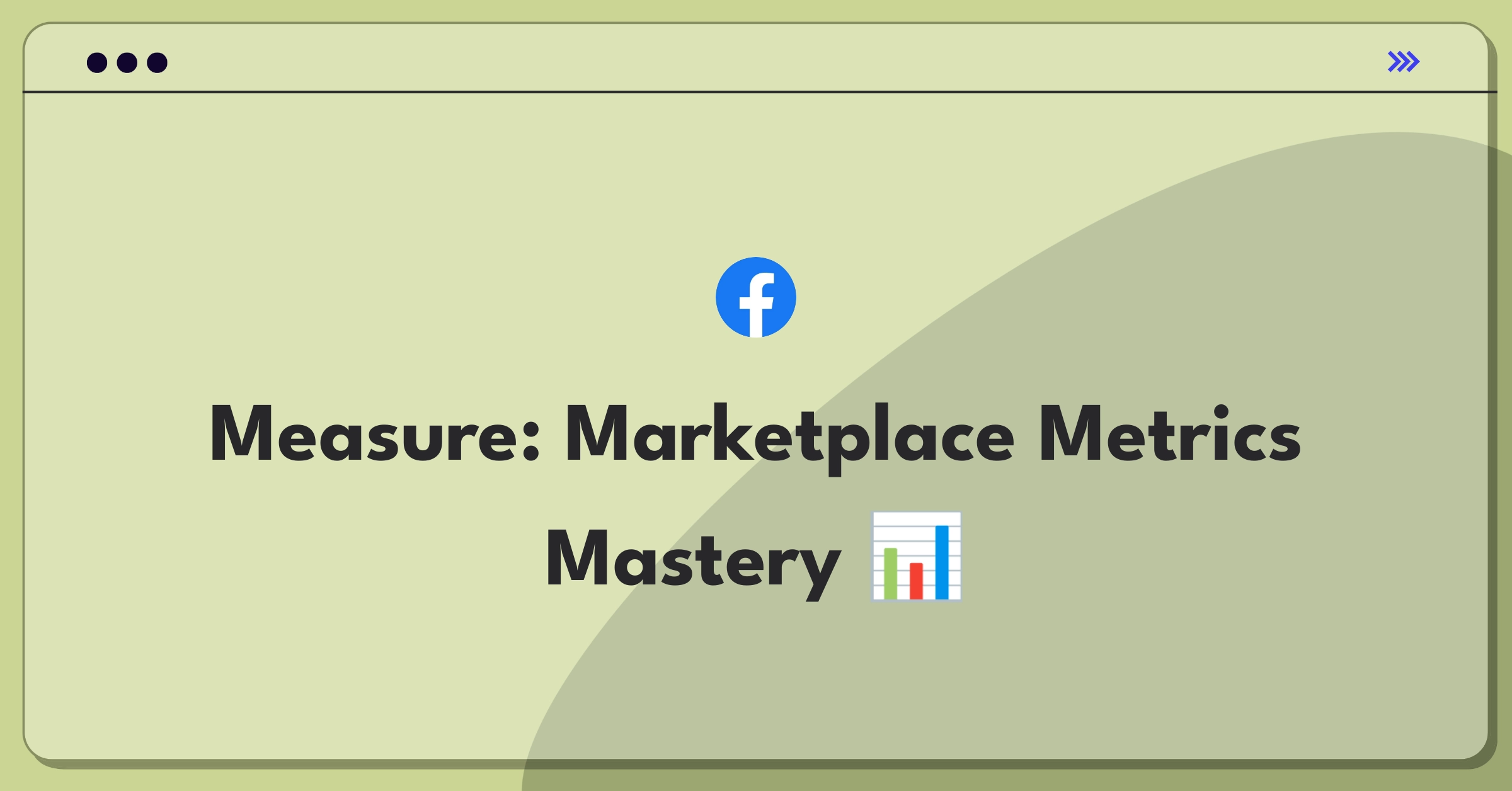 Product Management Analytics Question: Measuring success of Facebook Marketplace with key performance indicators