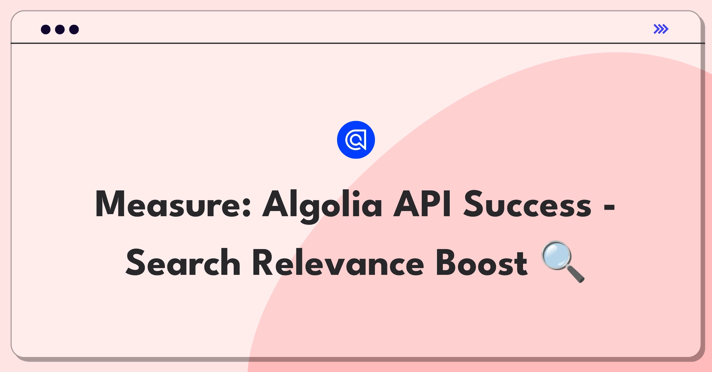 Product Management Analytics Question: Measuring success of Algolia's search API integration with key metrics