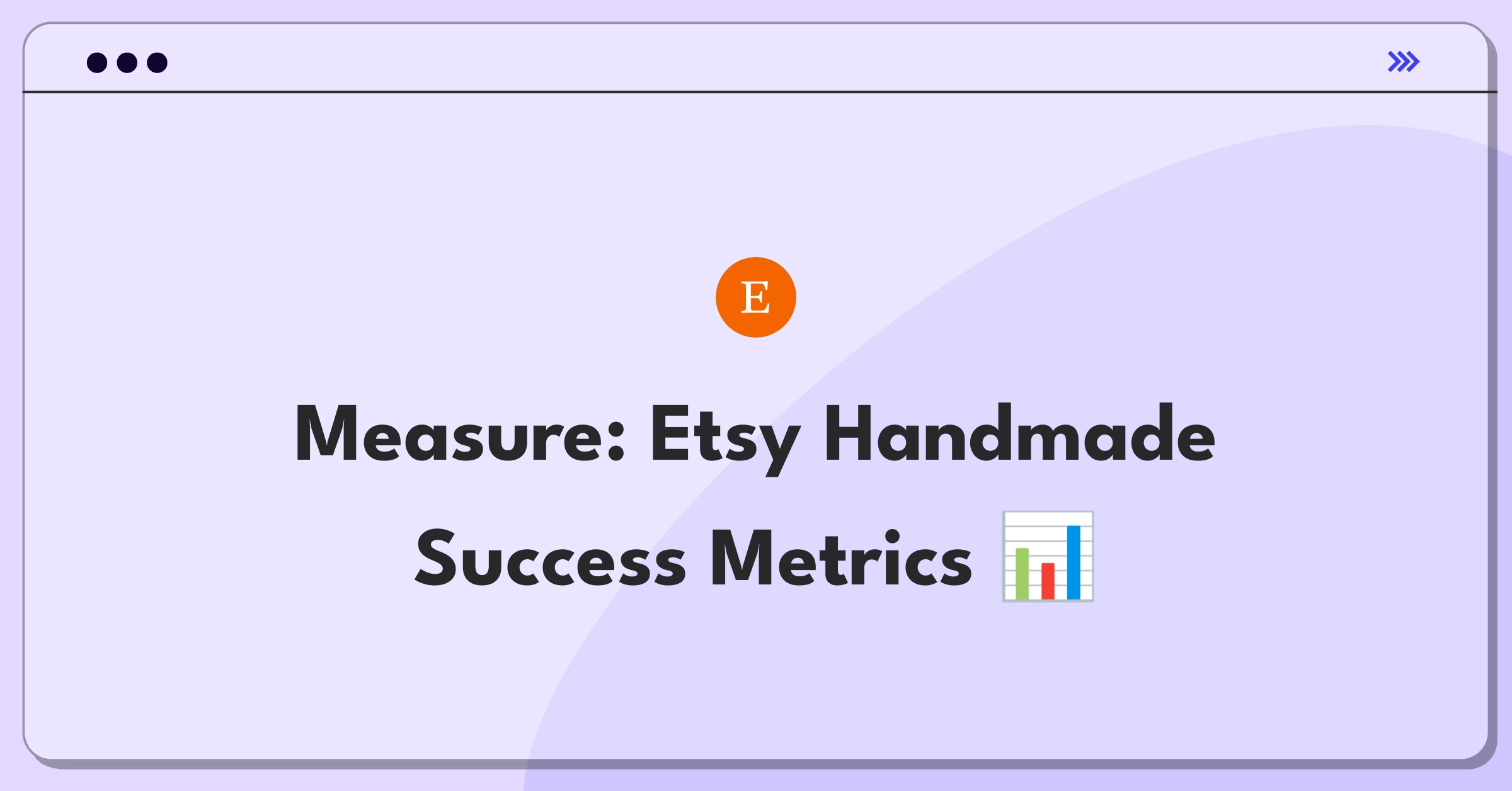 Product Management Analytics Question: Measuring success of Etsy's handmade goods category