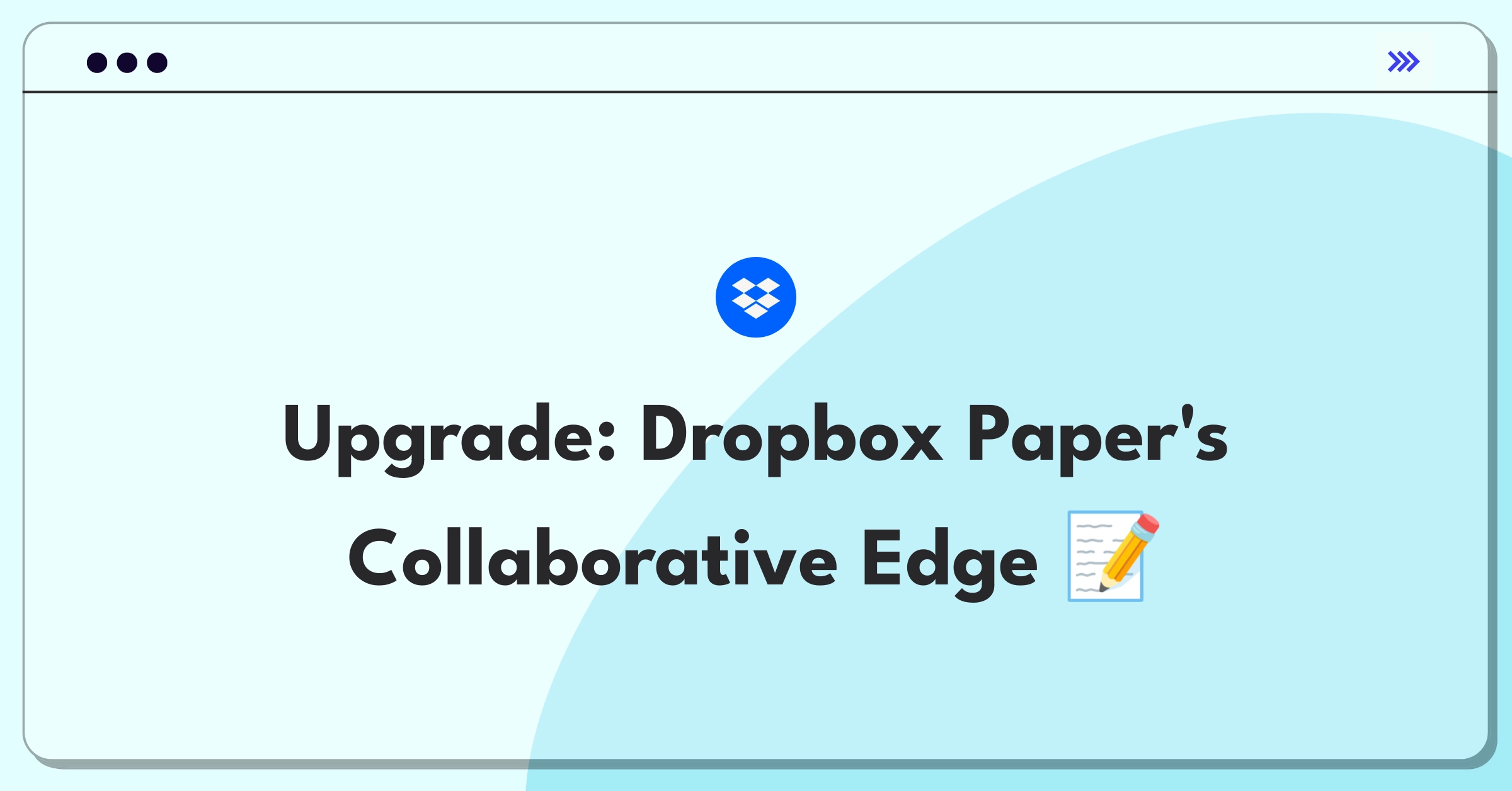 Product Management Improvement Question: Enhancing Dropbox Paper's features to compete in collaborative document tools market