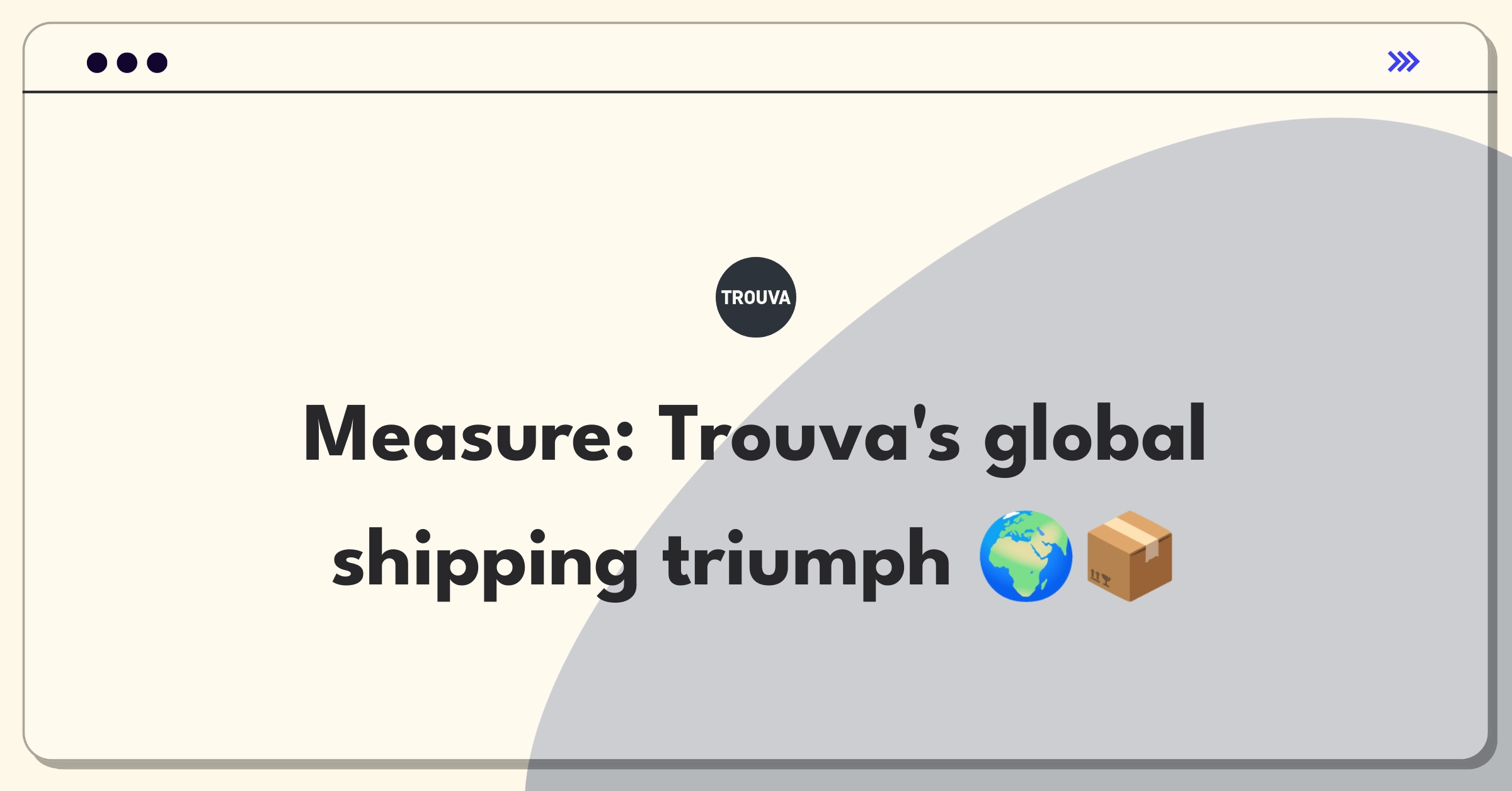 Product Management Metrics Question: Defining success for Trouva's international shipping service using key performance indicators