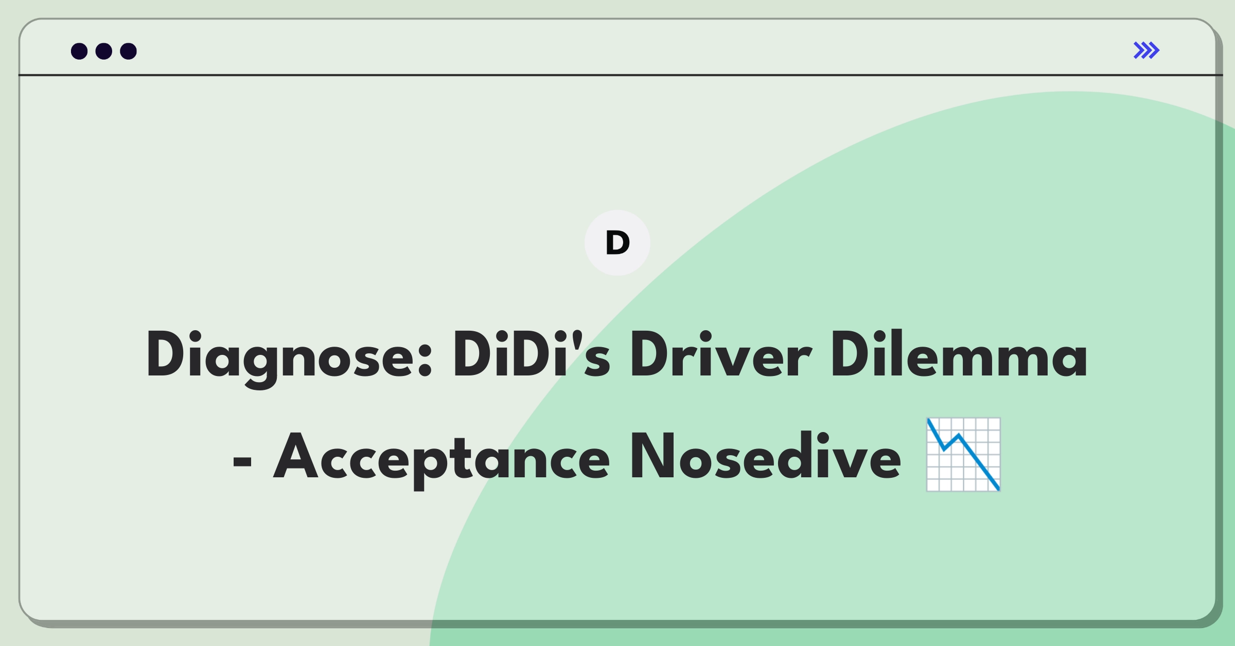 Product Management Root Cause Analysis Question: Investigating DiDi Chuxing's driver acceptance rate decline in Beijing