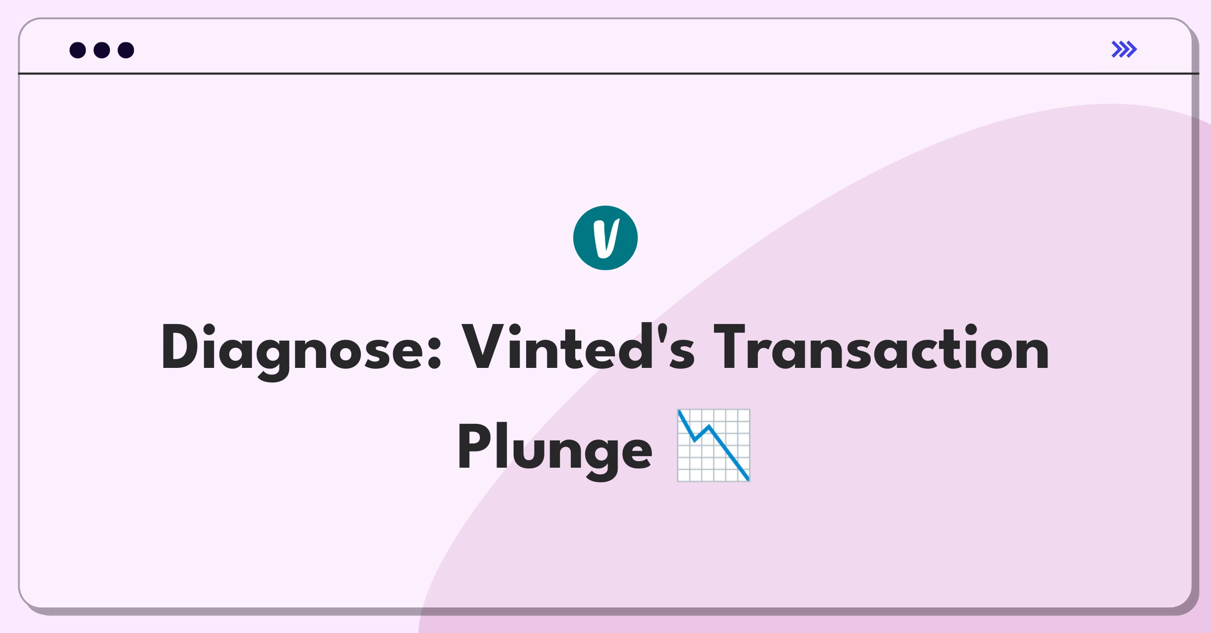 Product Management Root Cause Analysis Question: Investigating sudden drop in Vinted marketplace transactions