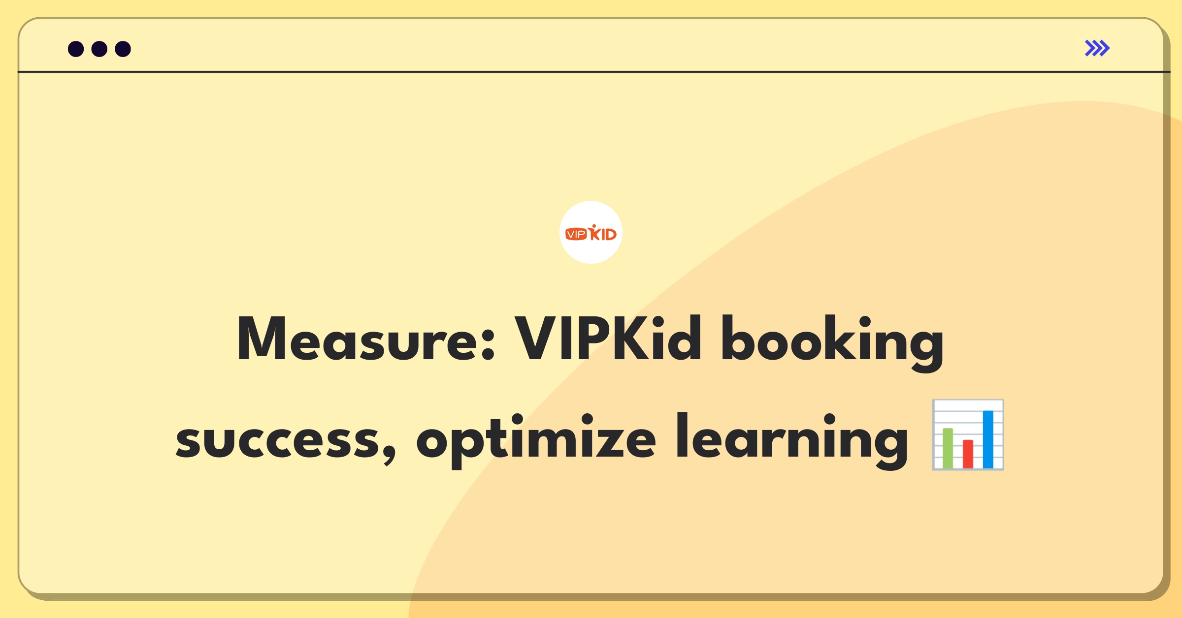 Product Management Analytics Question: Evaluating metrics for VIPKid's online lesson booking system