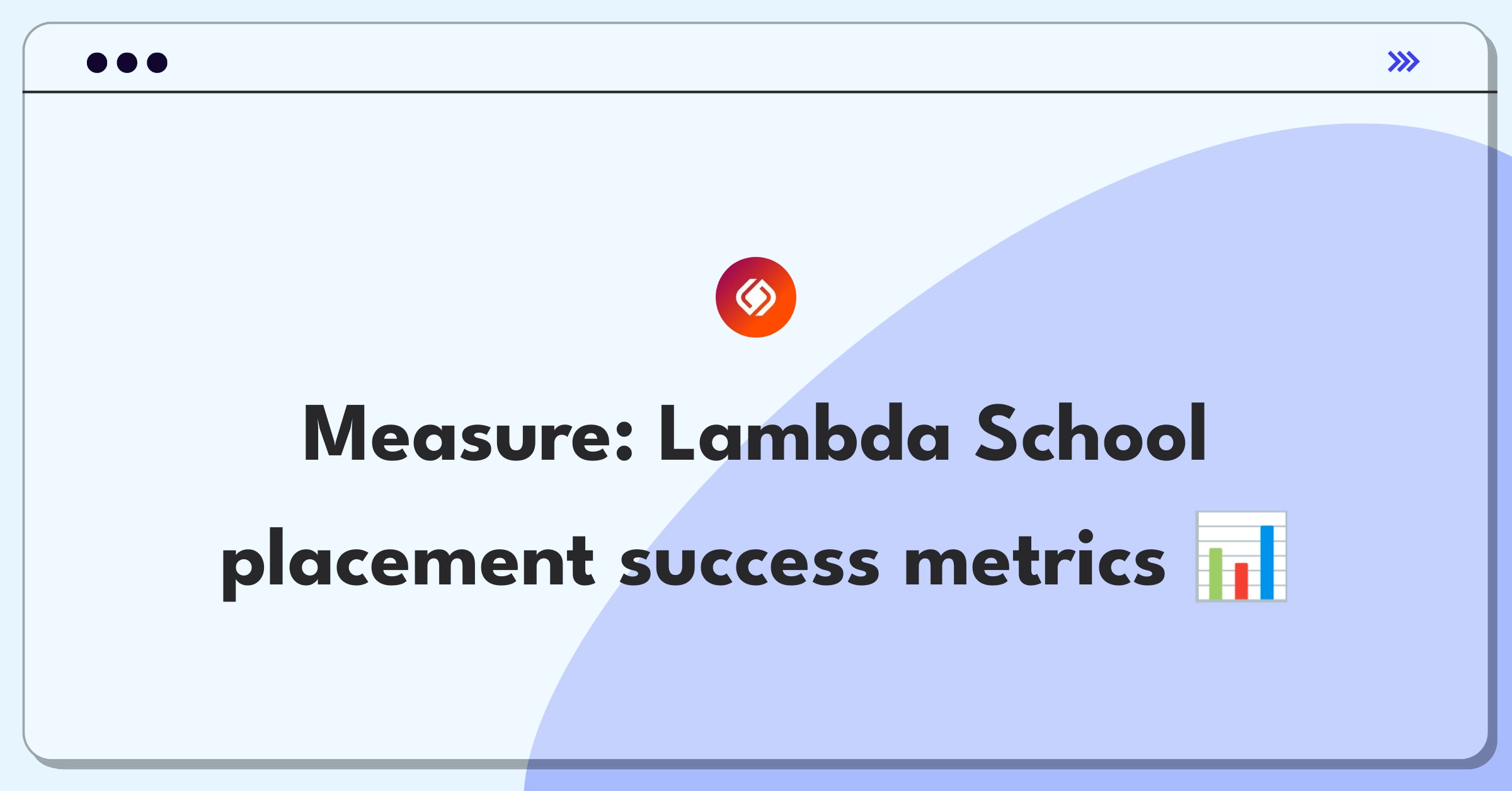 Product Management Analytics Question: Measuring success of Lambda School's job placement program using key metrics