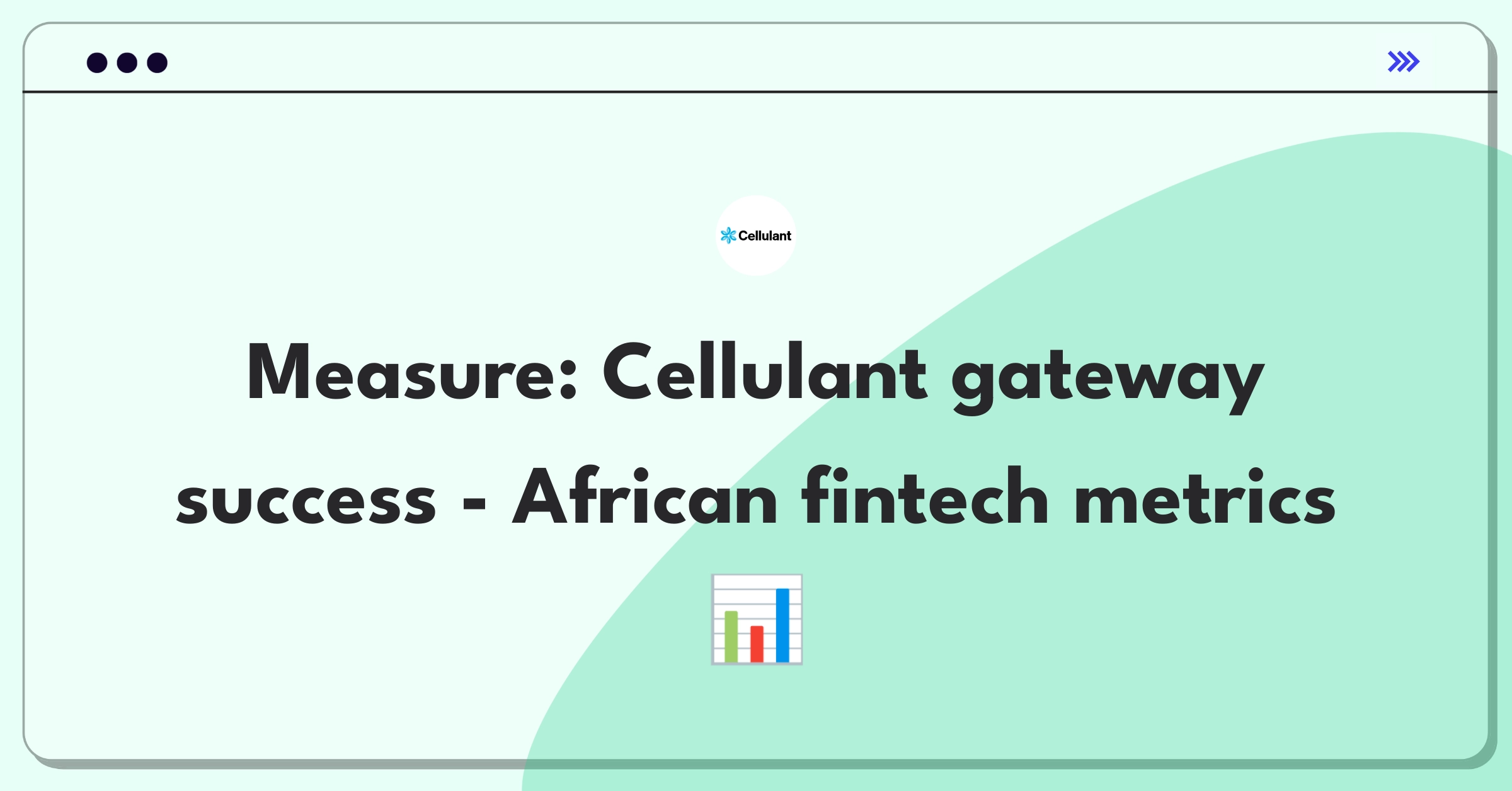 Product Management Metrics Question: Defining success for Cellulant's payment gateway in African markets