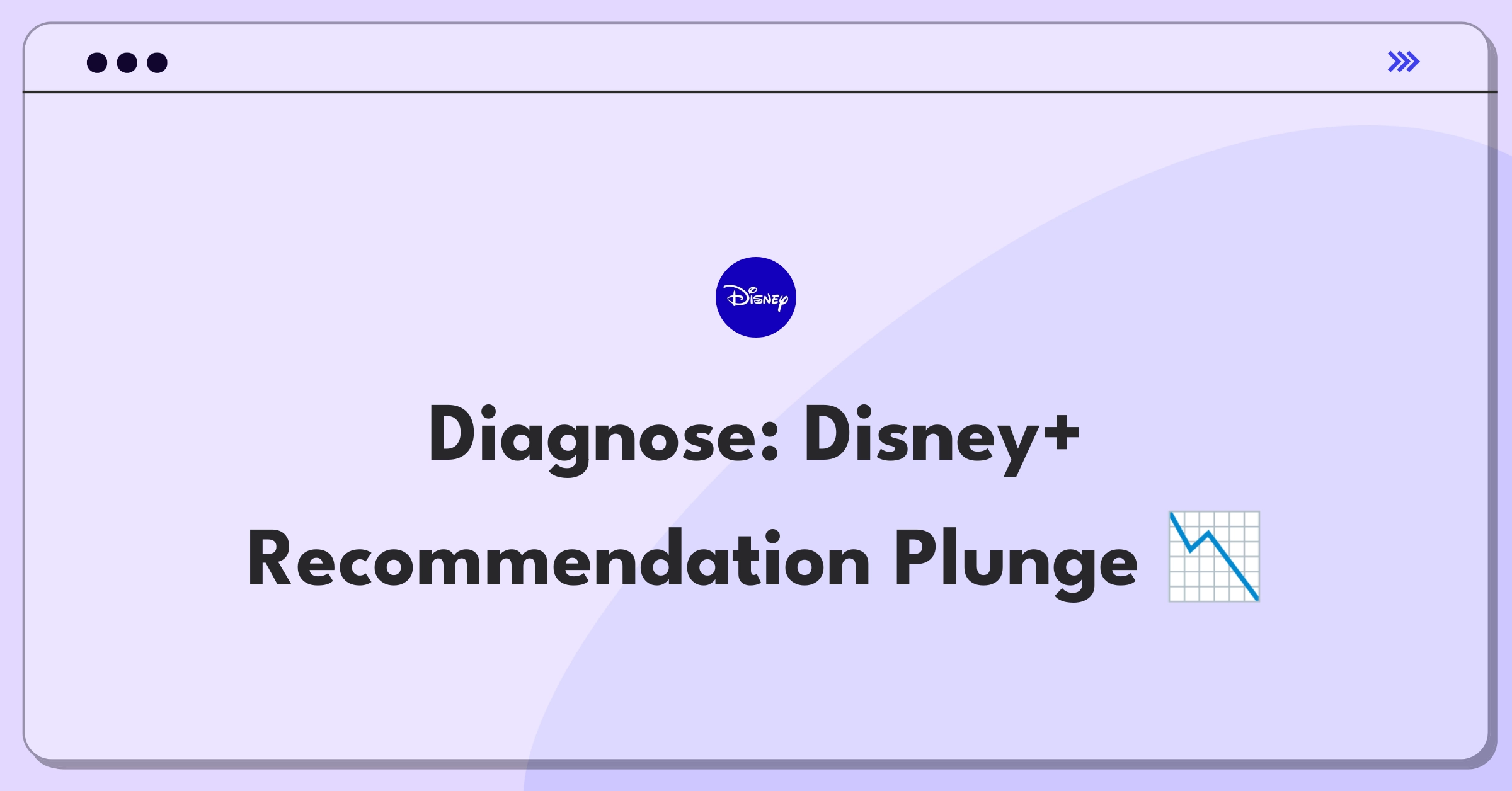 Product Management Root Cause Analysis Question: Investigating sudden drop in Disney+ recommended content engagement