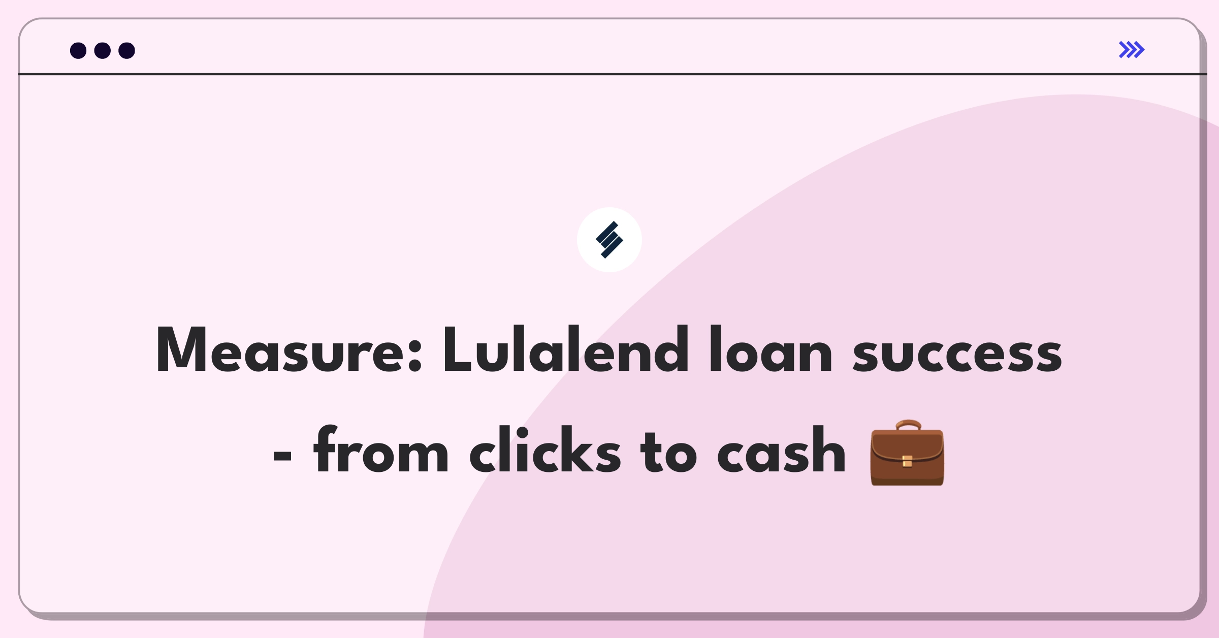 Product Management Analytics Question: Defining success metrics for Lulalend's loan application process