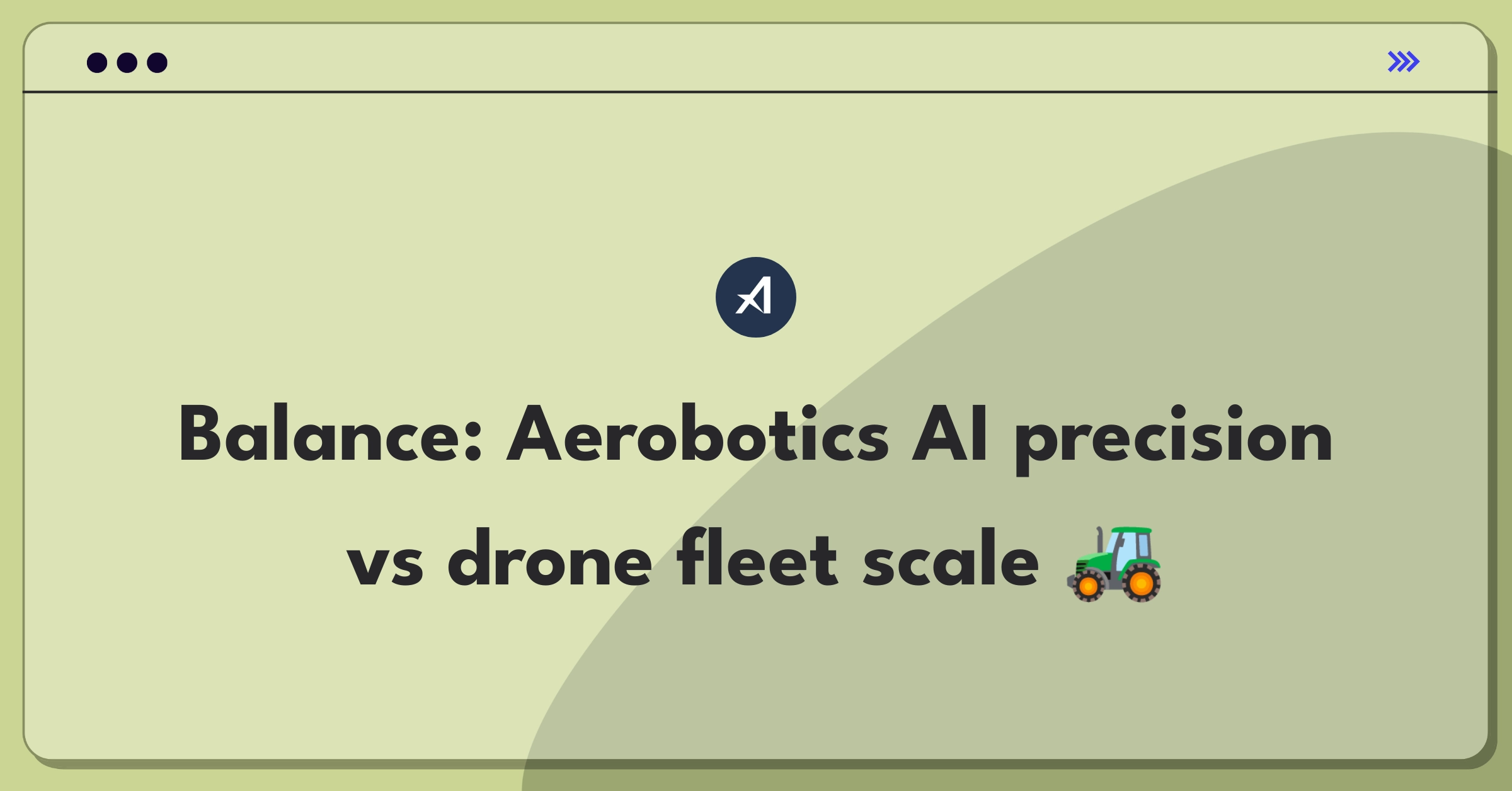 Product Management Trade-off Question: Balancing AI algorithm improvement with drone fleet expansion for agricultural analysis