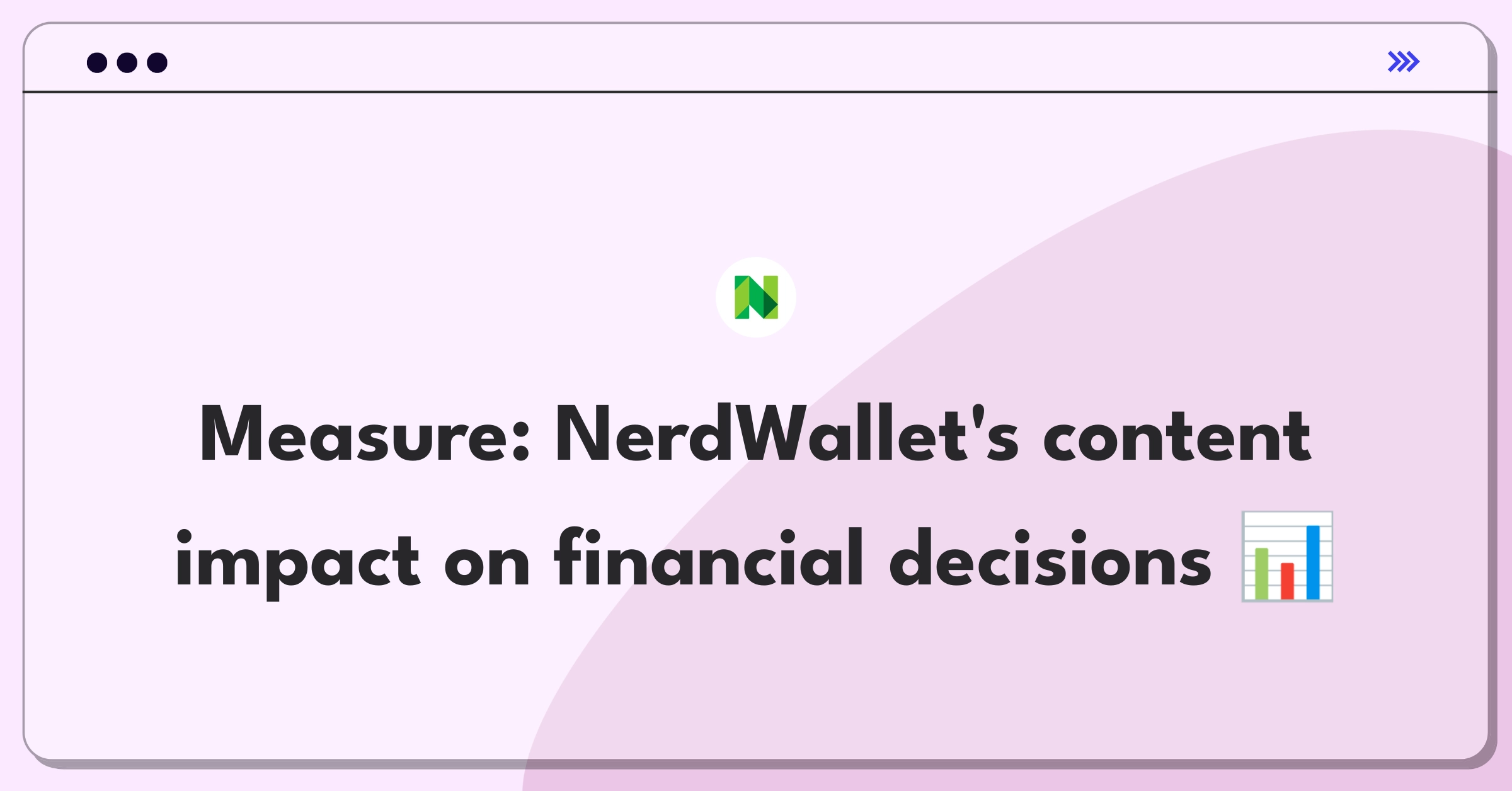 Product Management Analytics Question: Defining success metrics for NerdWallet's personal finance articles