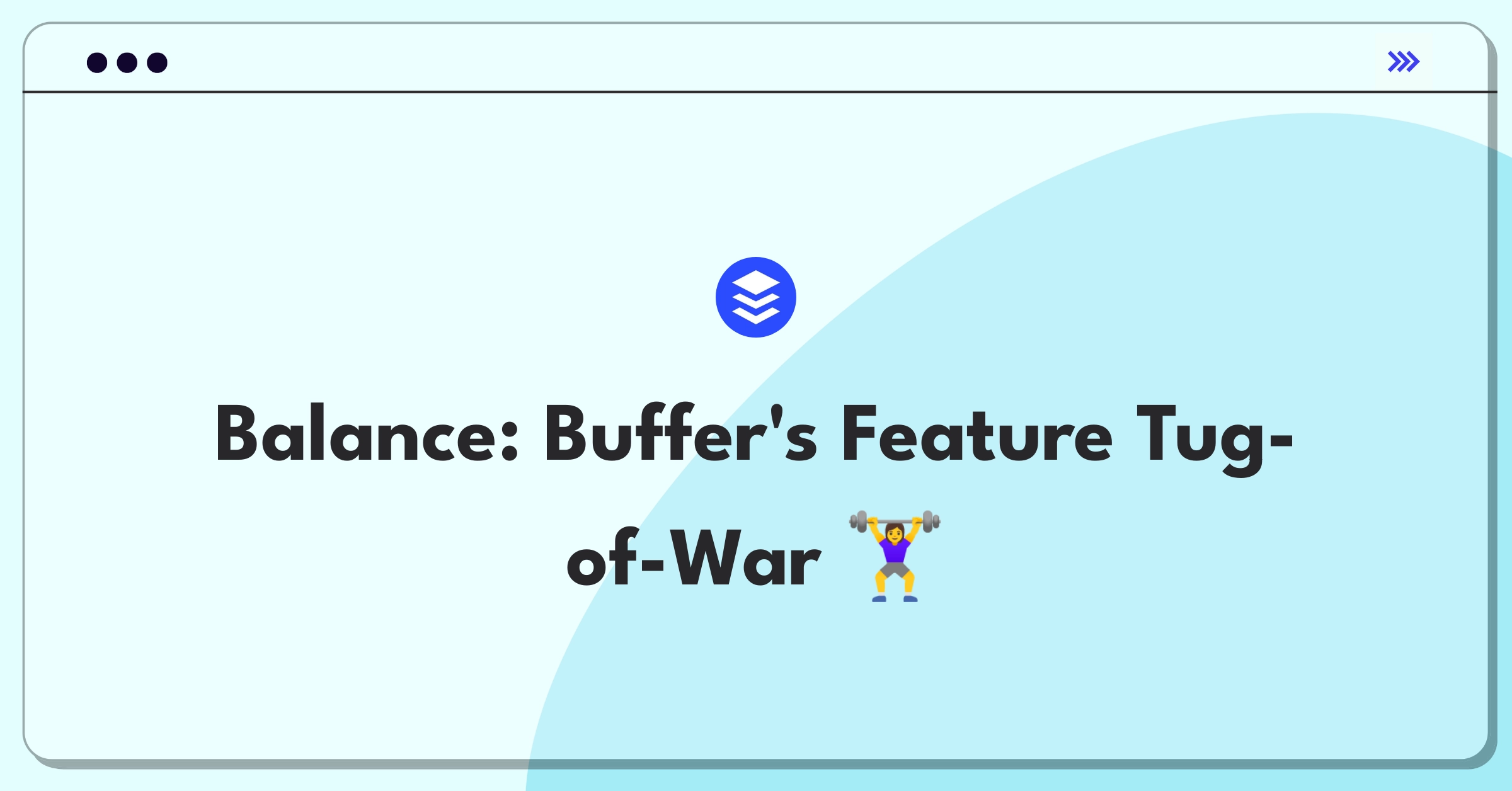 Product Management Trade-off Question: Balancing new features vs. improving existing ones for Buffer's user retention and acquisition