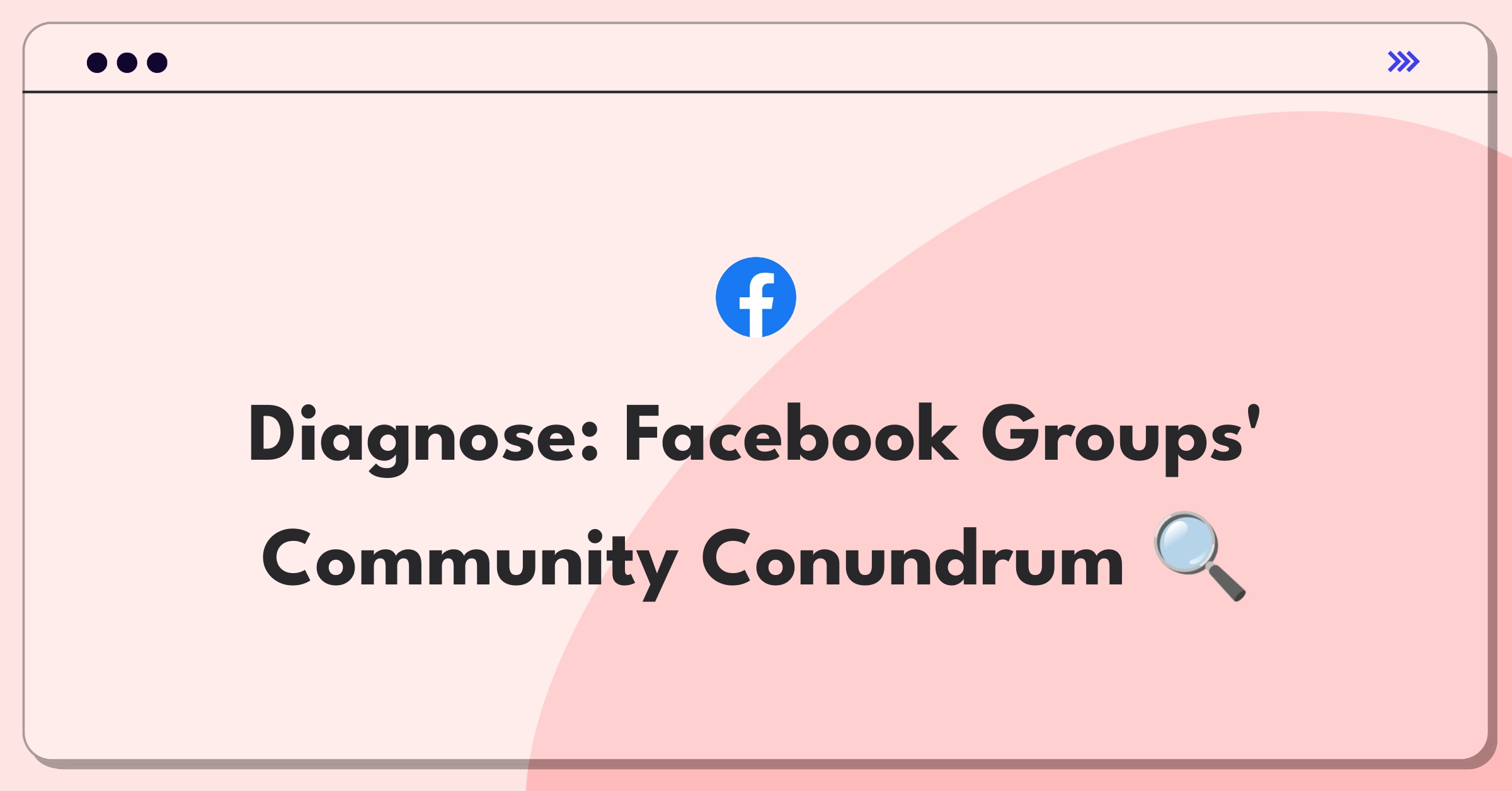 Product Management Root Cause Analysis Question: Facebook Groups removal impact on community engagement