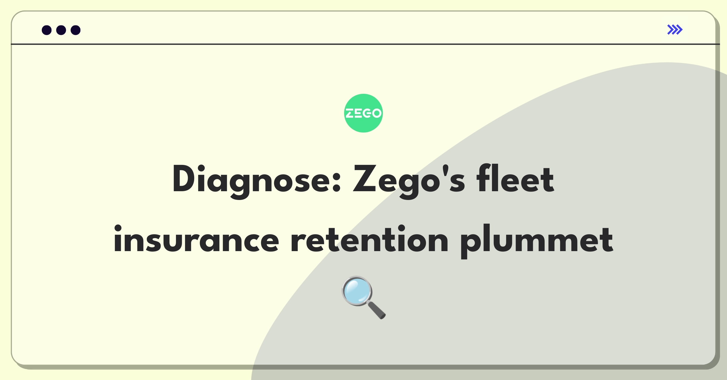 Product Management Root Cause Analysis Question: Investigating fleet insurance customer retention decline