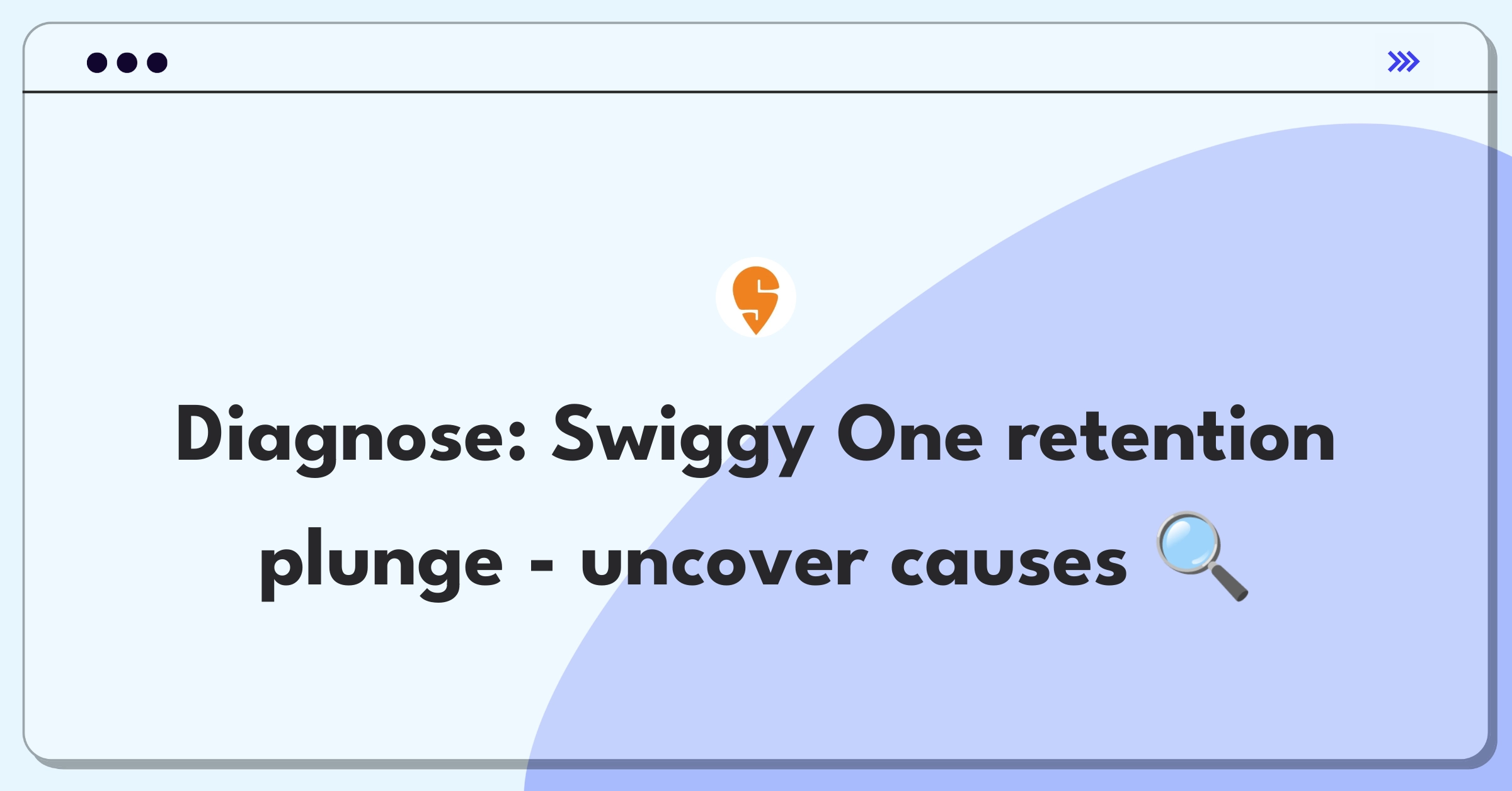 Product Management Root Cause Analysis Question: Investigating Swiggy One's customer retention rate decline