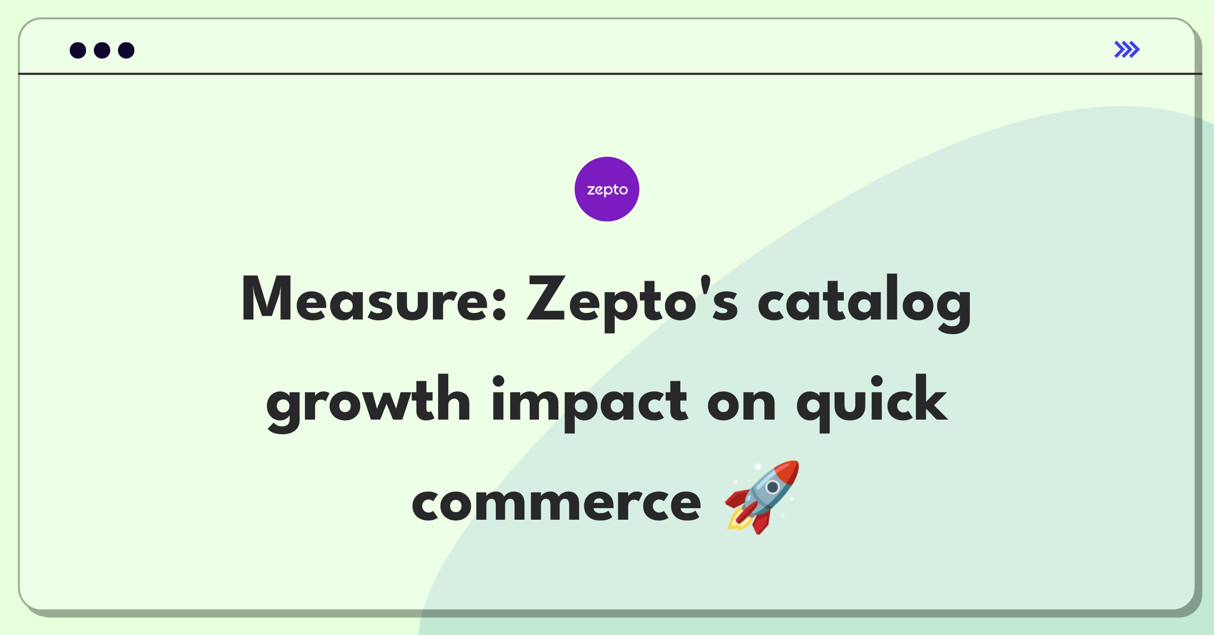 Product Management Success Metrics Question: Evaluating Zepto's product catalog expansion effectiveness