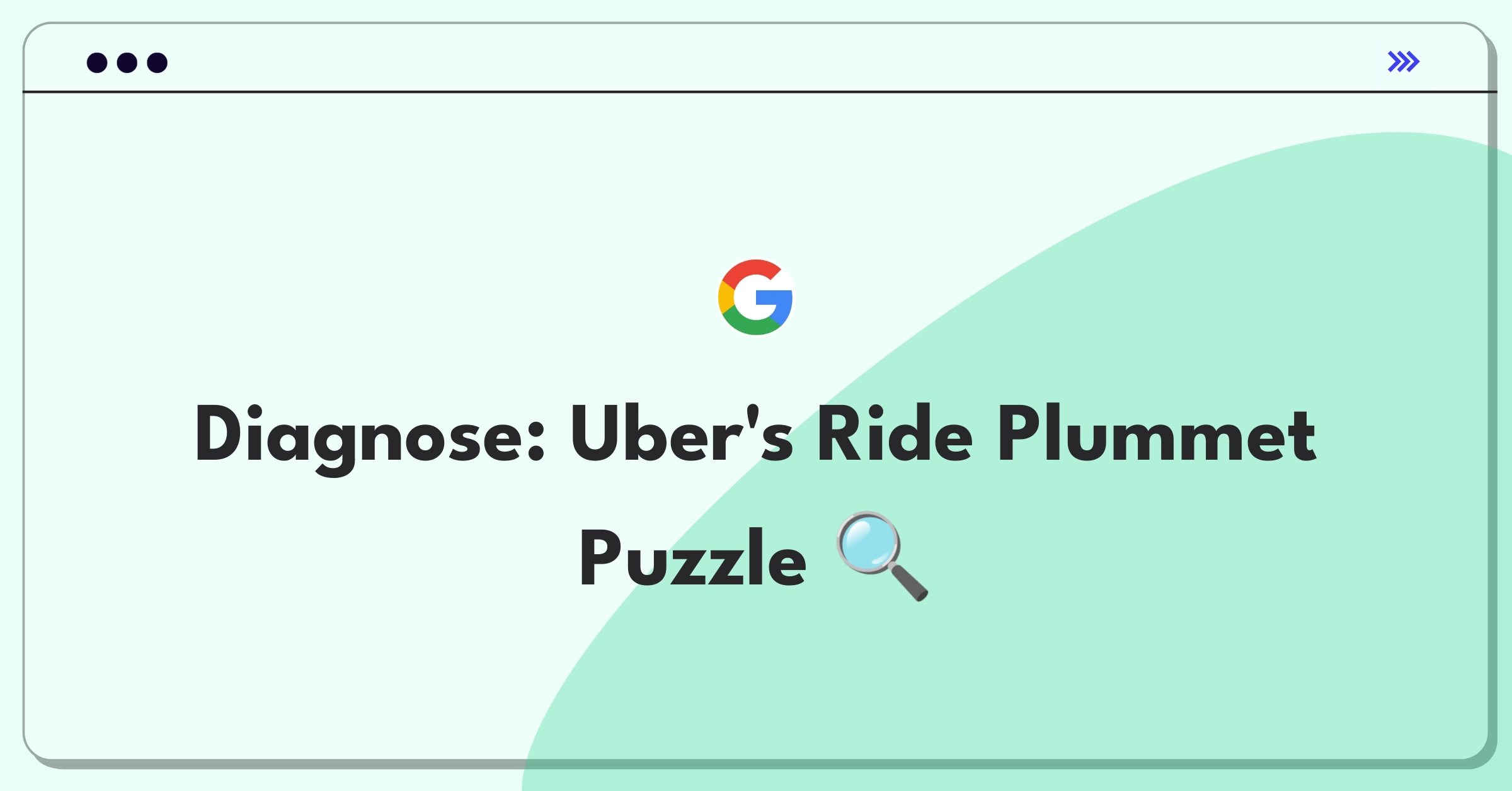 Product Management Root Cause Analysis Question: Investigating sudden drop in Uber ride volume