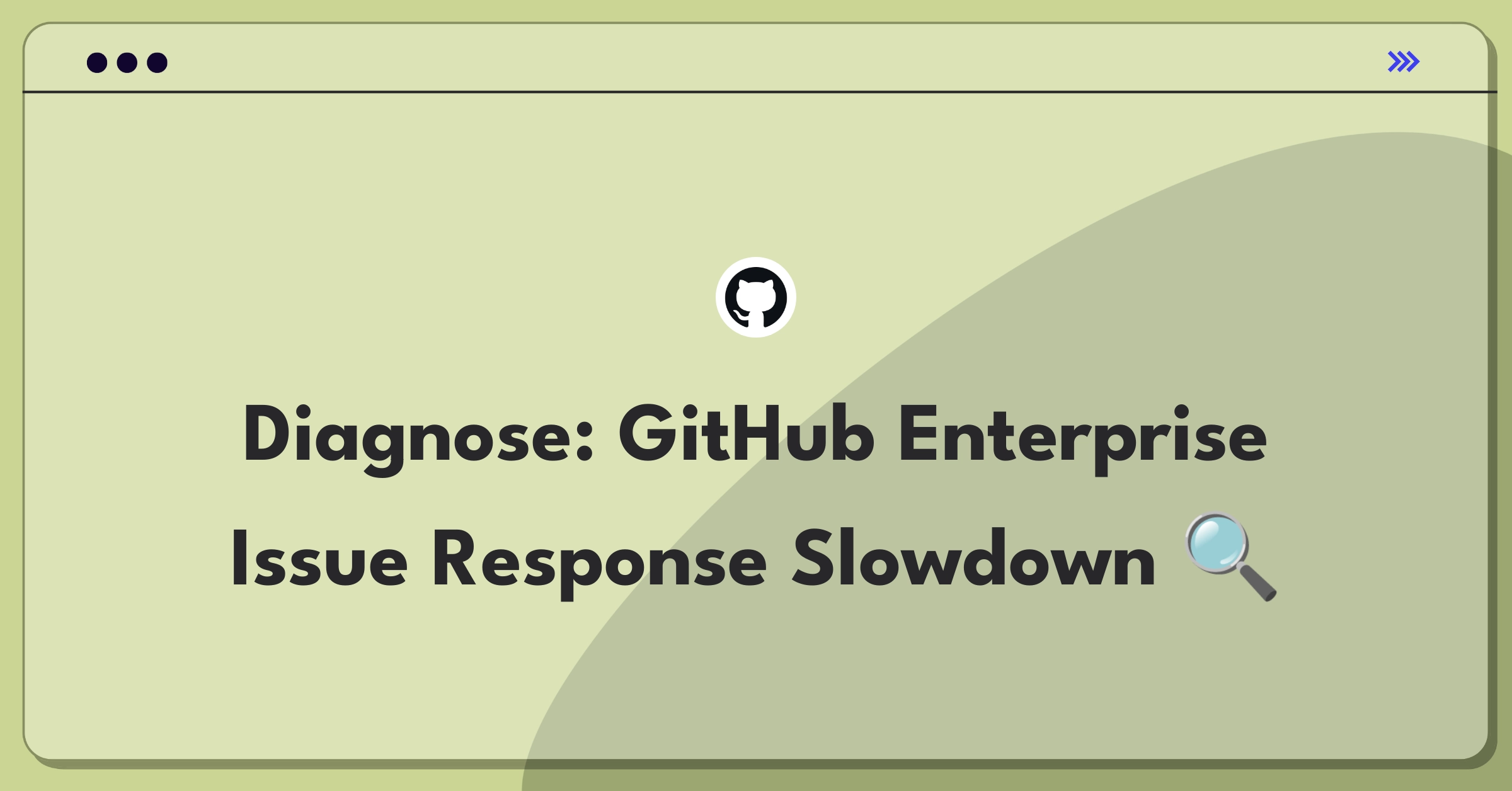 Product Management Root Cause Analysis Question: Investigating increased response time for GitHub Enterprise issues