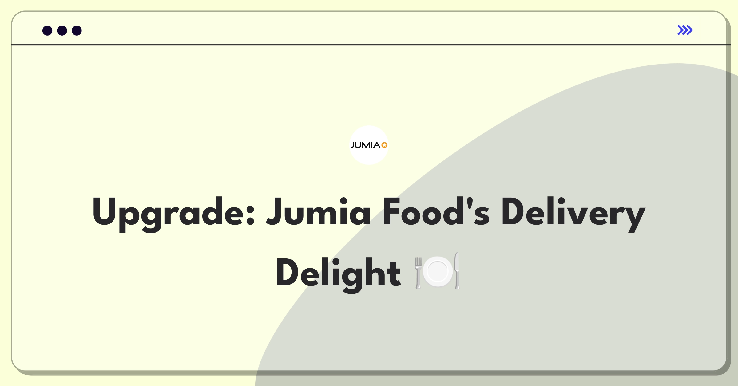 Product Management Improvement Question: Enhancing Jumia Food's delivery experience through feature additions