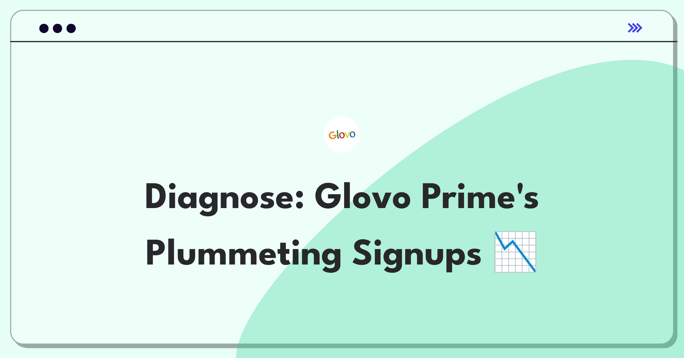 Product Management Root Cause Analysis Question: Investigating sudden decrease in Glovo Prime subscription signups