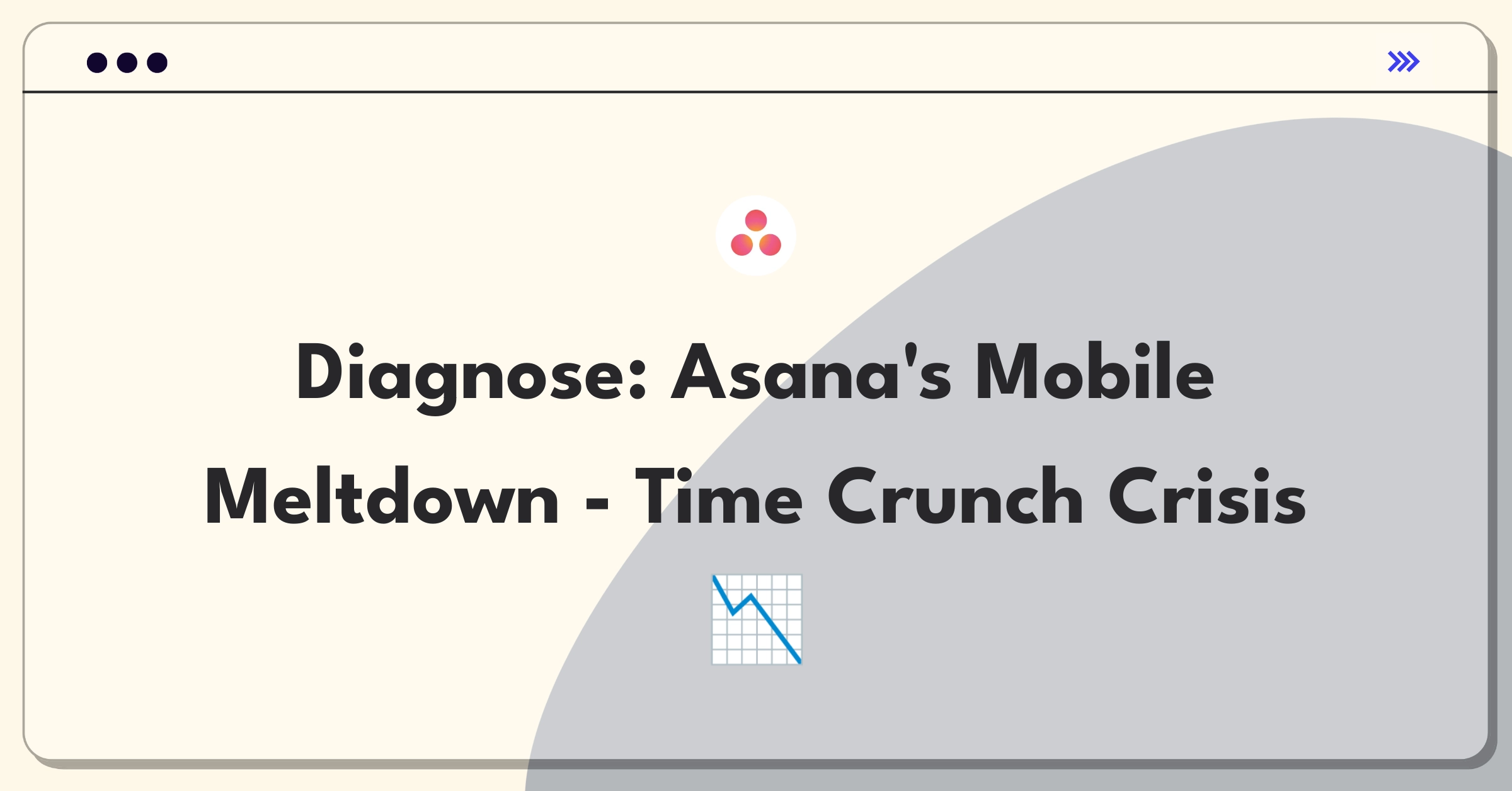 Product Management Root Cause Analysis Question: Investigating Asana mobile app usage decline and proposing solutions