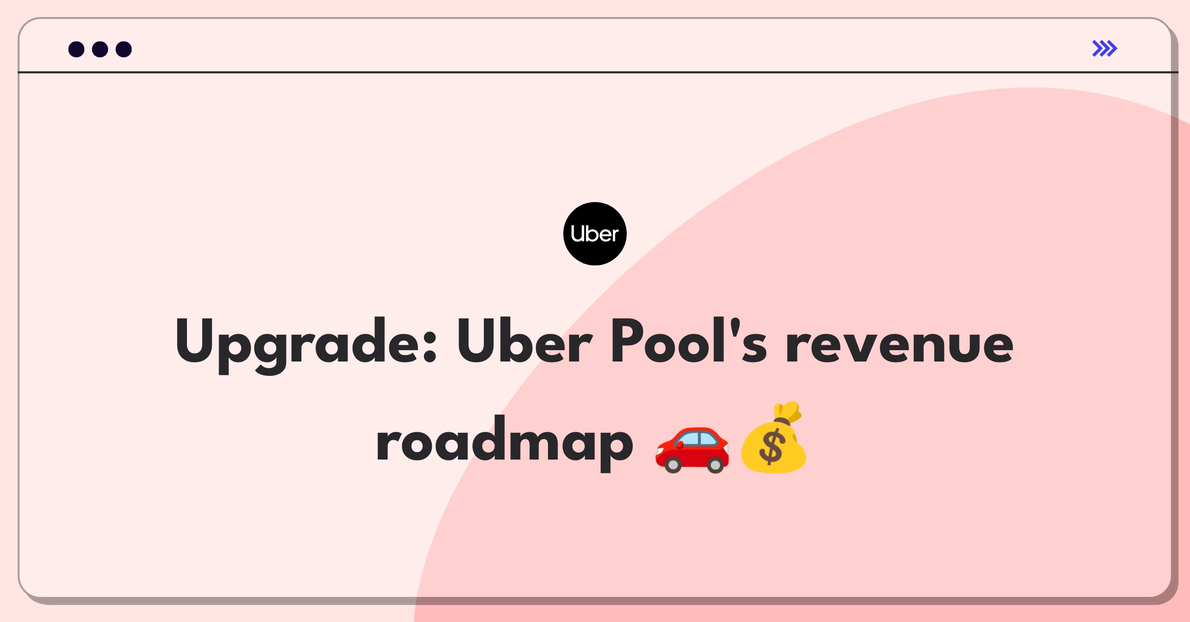 Product Management Strategy Question: Double Uber Pool revenue through strategic initiatives and market analysis