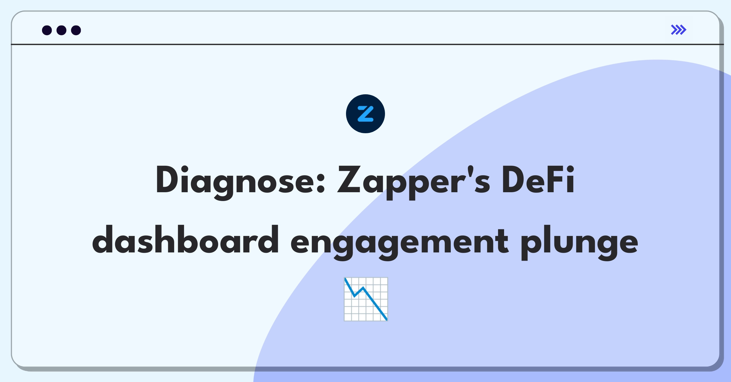 Product Management Root Cause Analysis Question: Investigating decreased user engagement on a DeFi dashboard