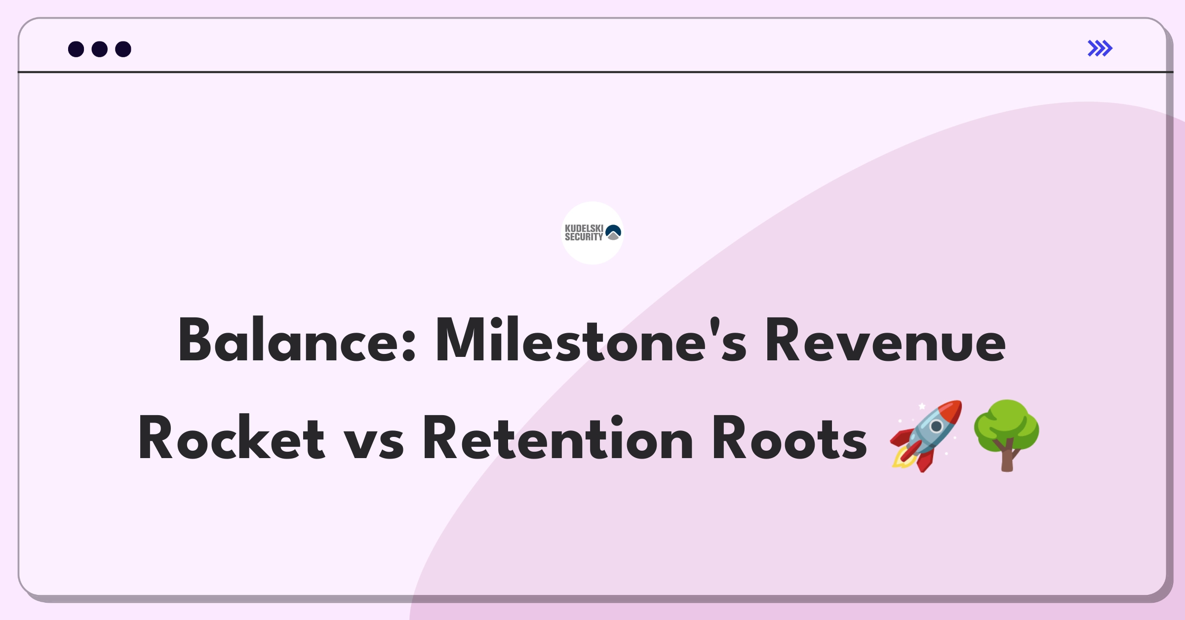 Product Management Trade-off Question: Balancing short-term revenue growth with long-term customer retention for Milestone Systems