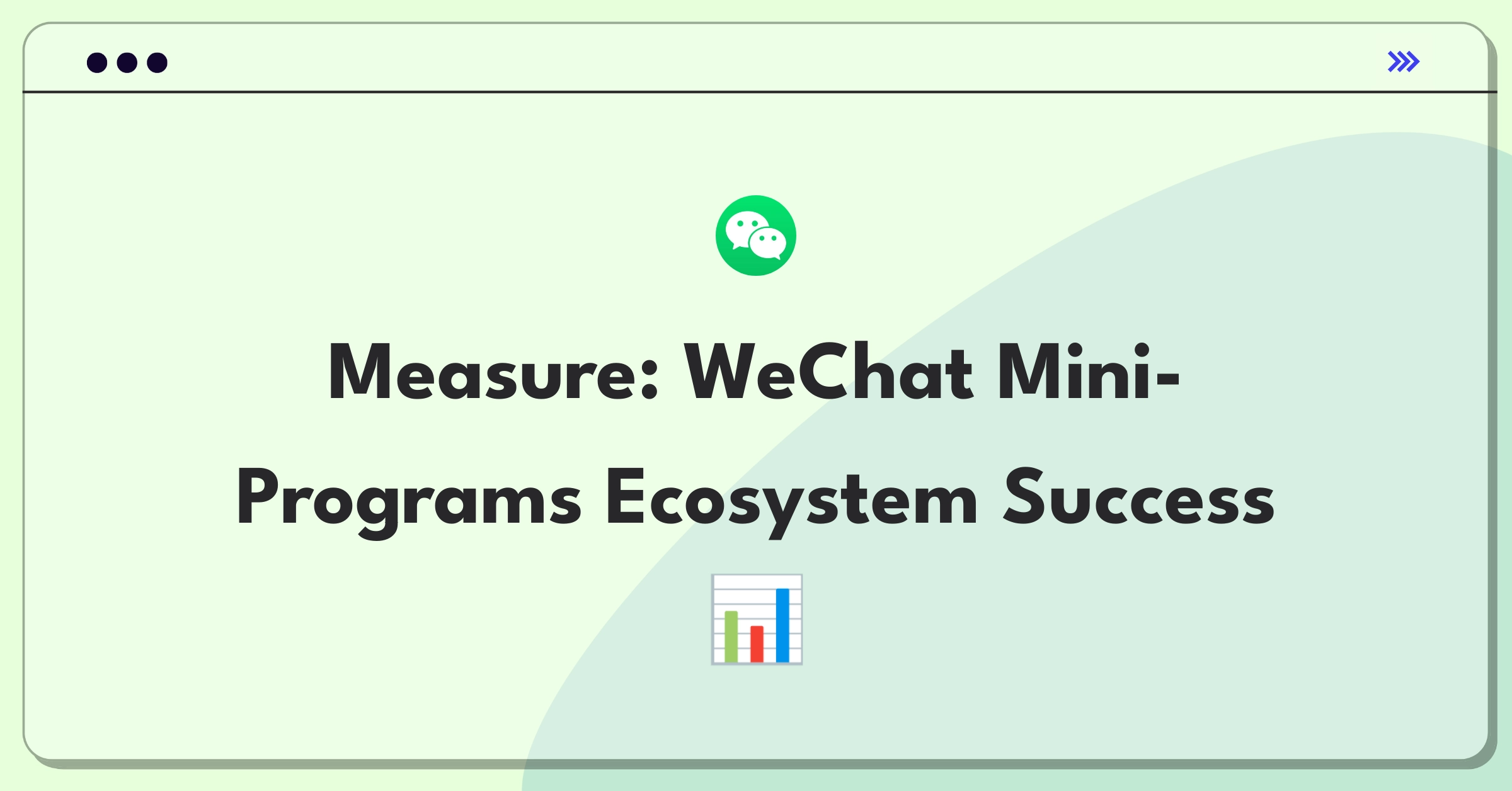 Product Management Analytics Question: Defining success metrics for WeChat's mini-programs ecosystem