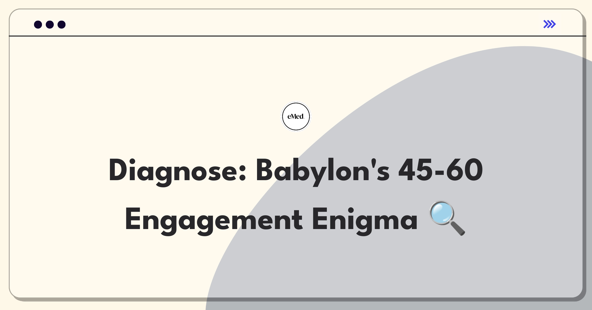 Product Management Root Cause Analysis Question: Investigating health app engagement decline for middle-aged users