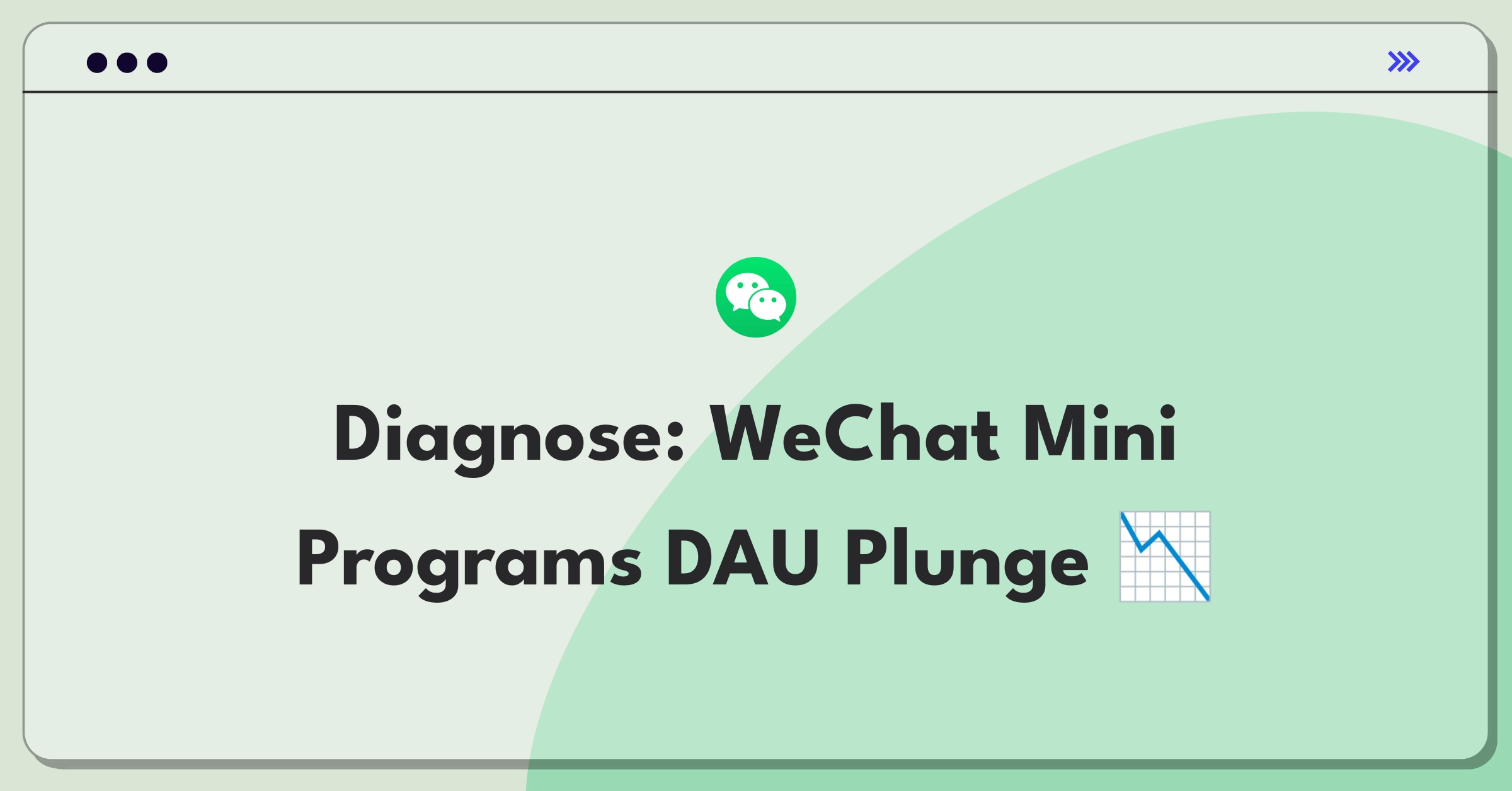 Product Management Root Cause Analysis Question: Investigating WeChat Mini Programs' sudden drop in daily active users