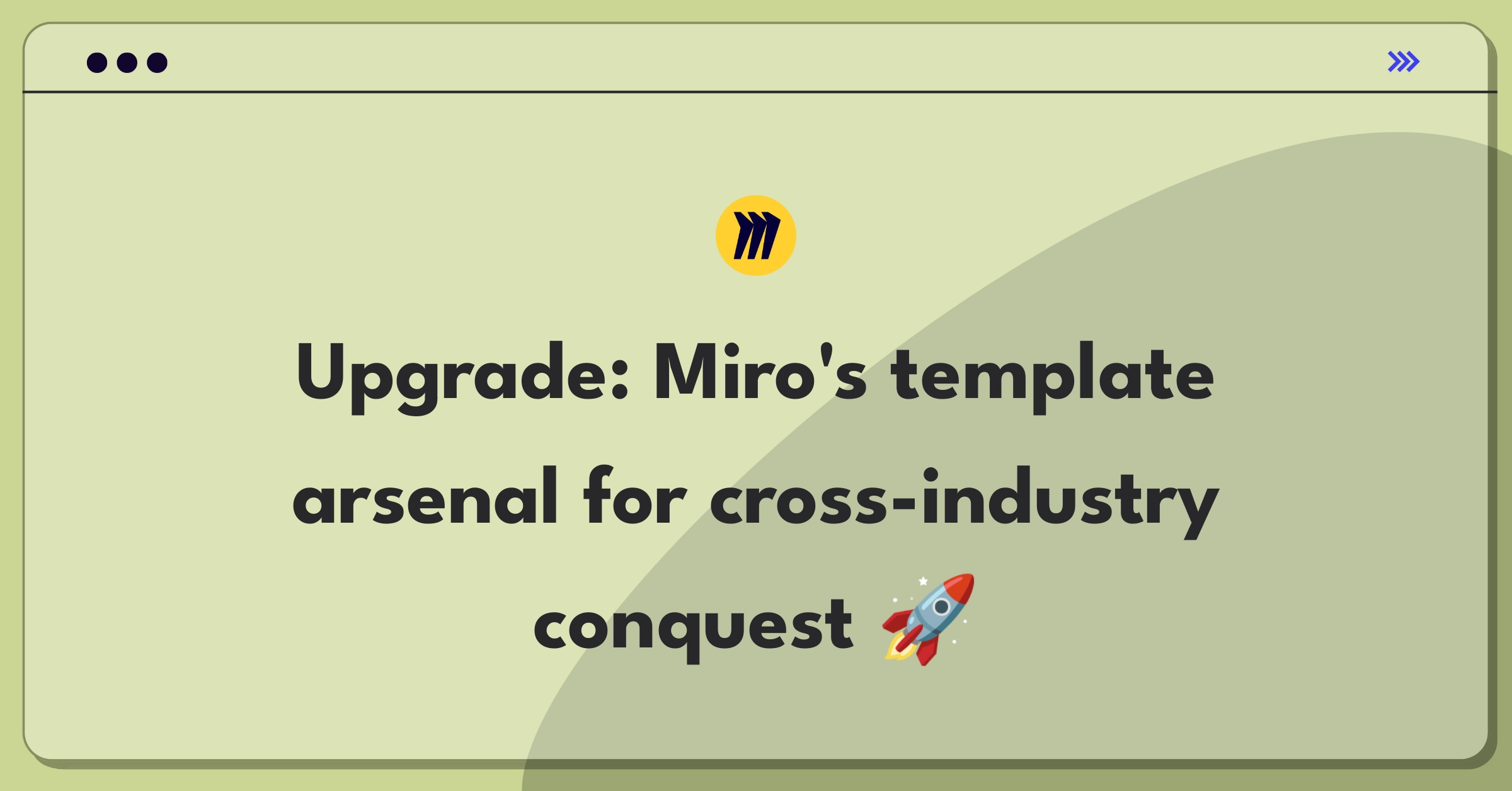 Product Management Improvement Question: Expanding Miro's template library to serve diverse industries