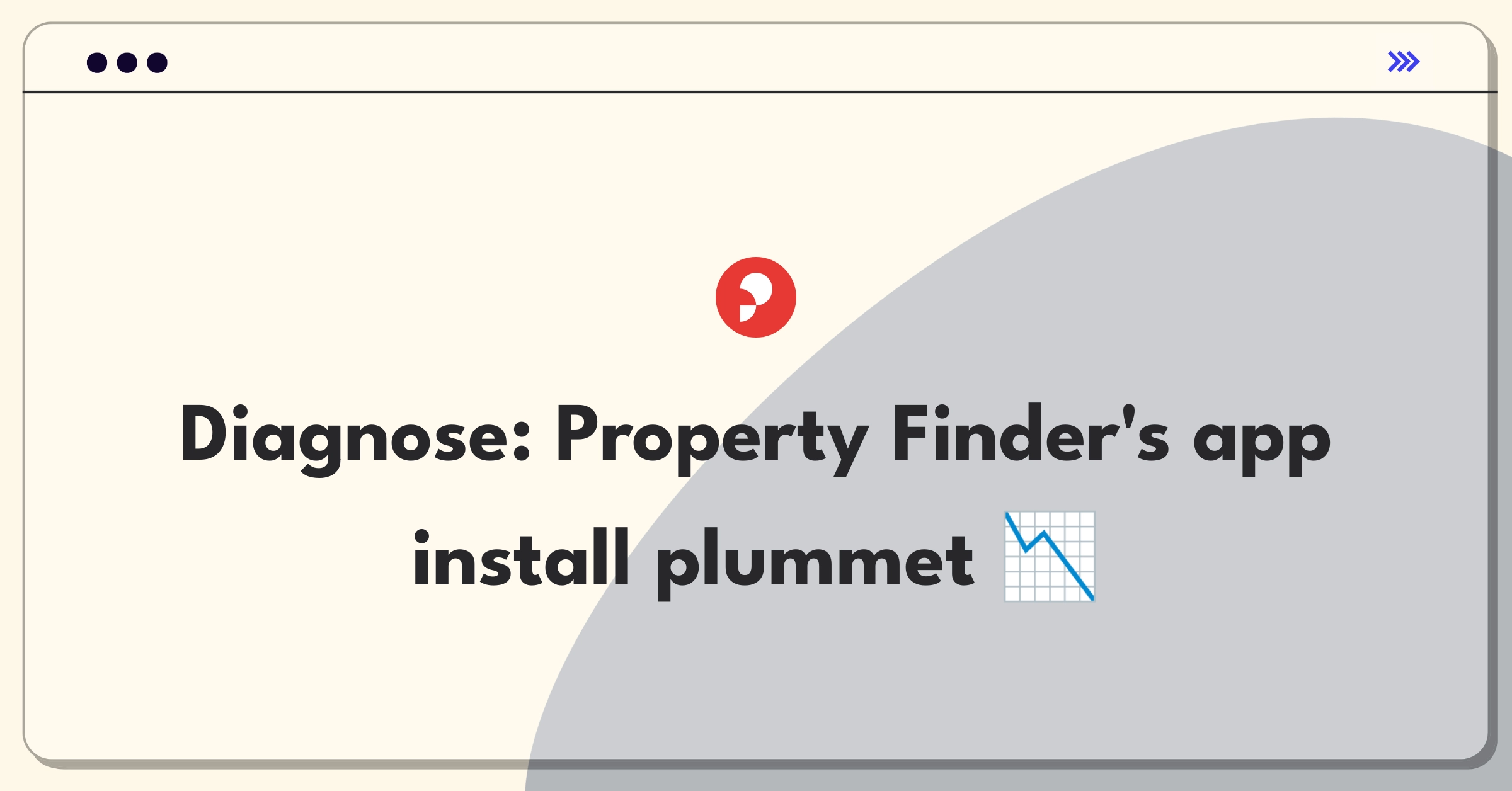 Product Management Root Cause Analysis Question: Investigating sudden drop in Property Finder mobile app installations