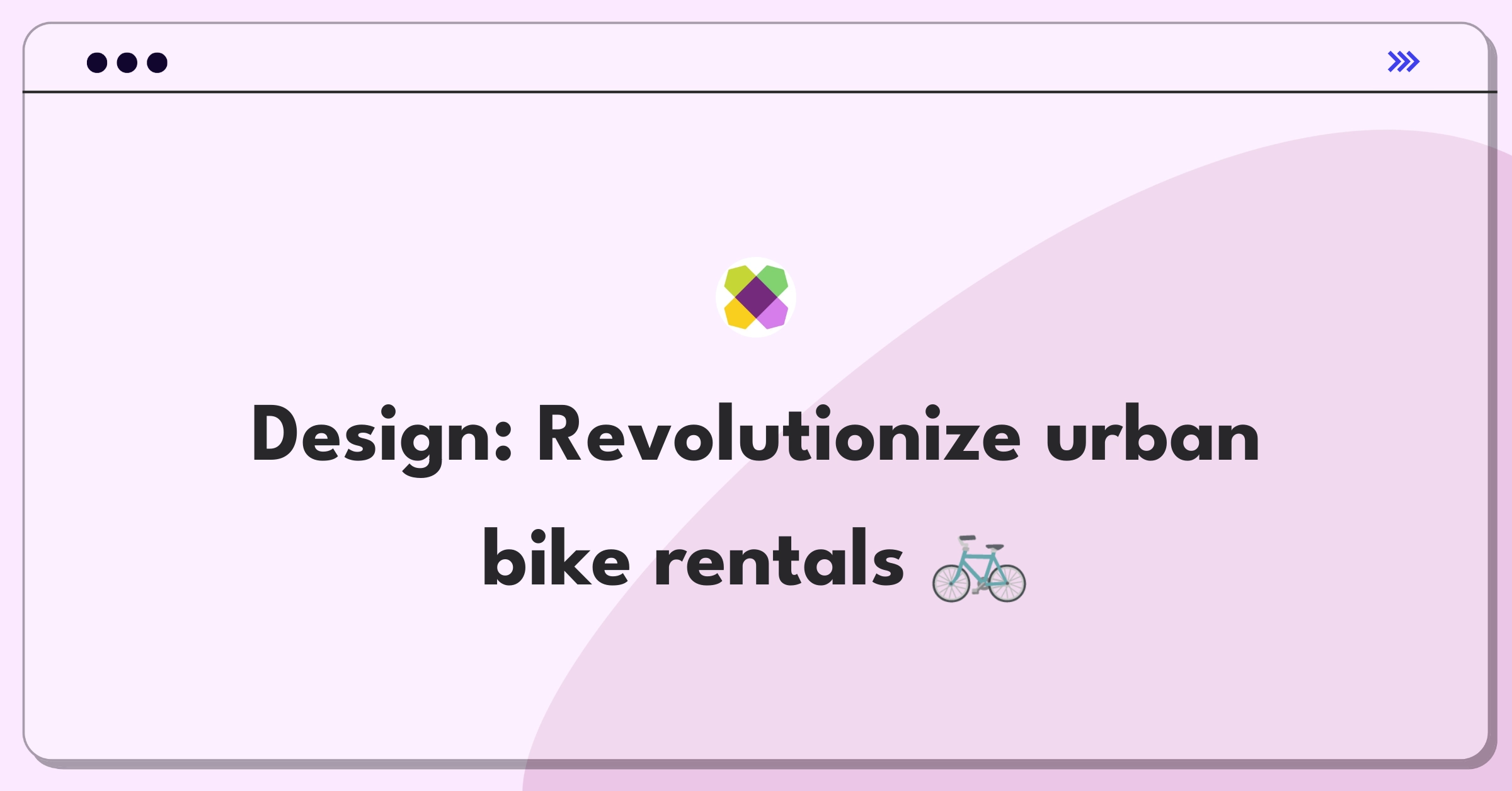 Product Management Design Question: Sketch of a modern bike rental system with mobile app integration