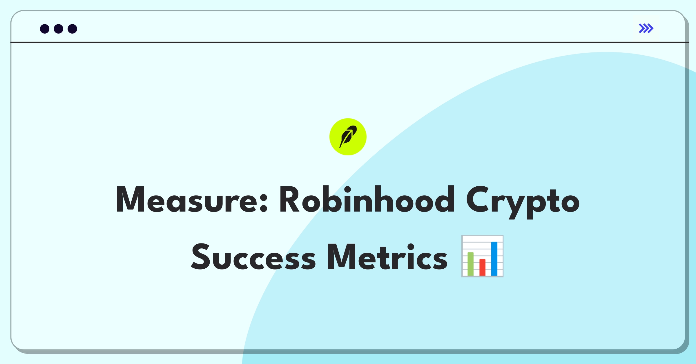 Product Management Analytics Question: Defining success metrics for Robinhood's cryptocurrency trading platform