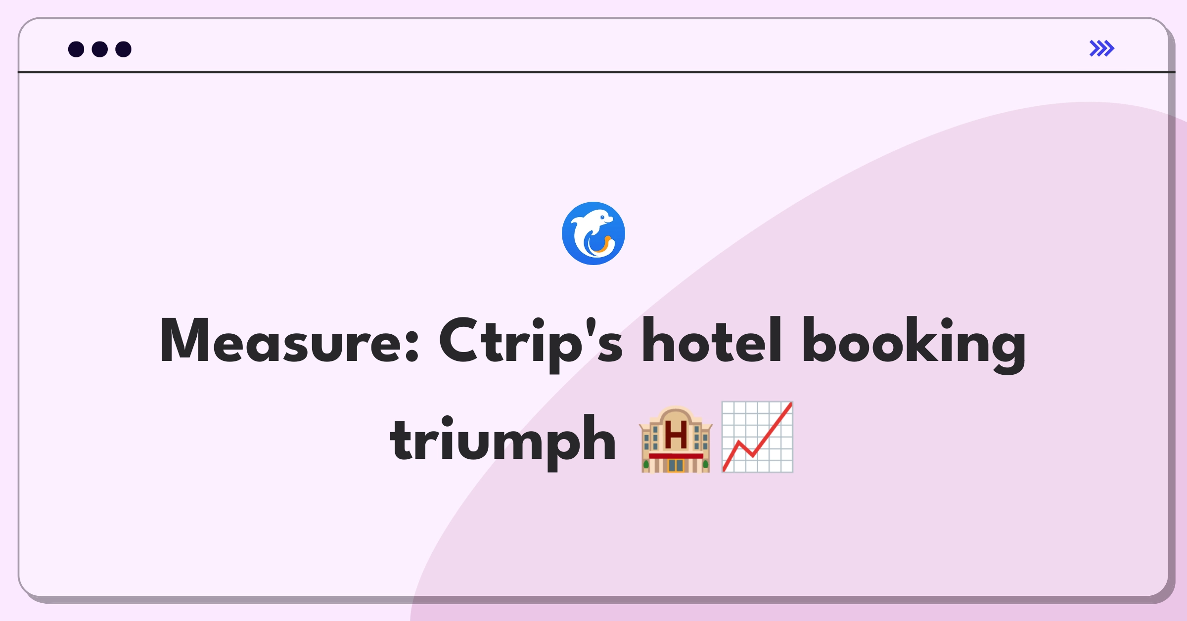 Product Management Analytics Question: Measuring success of Ctrip's hotel booking feature with key metrics