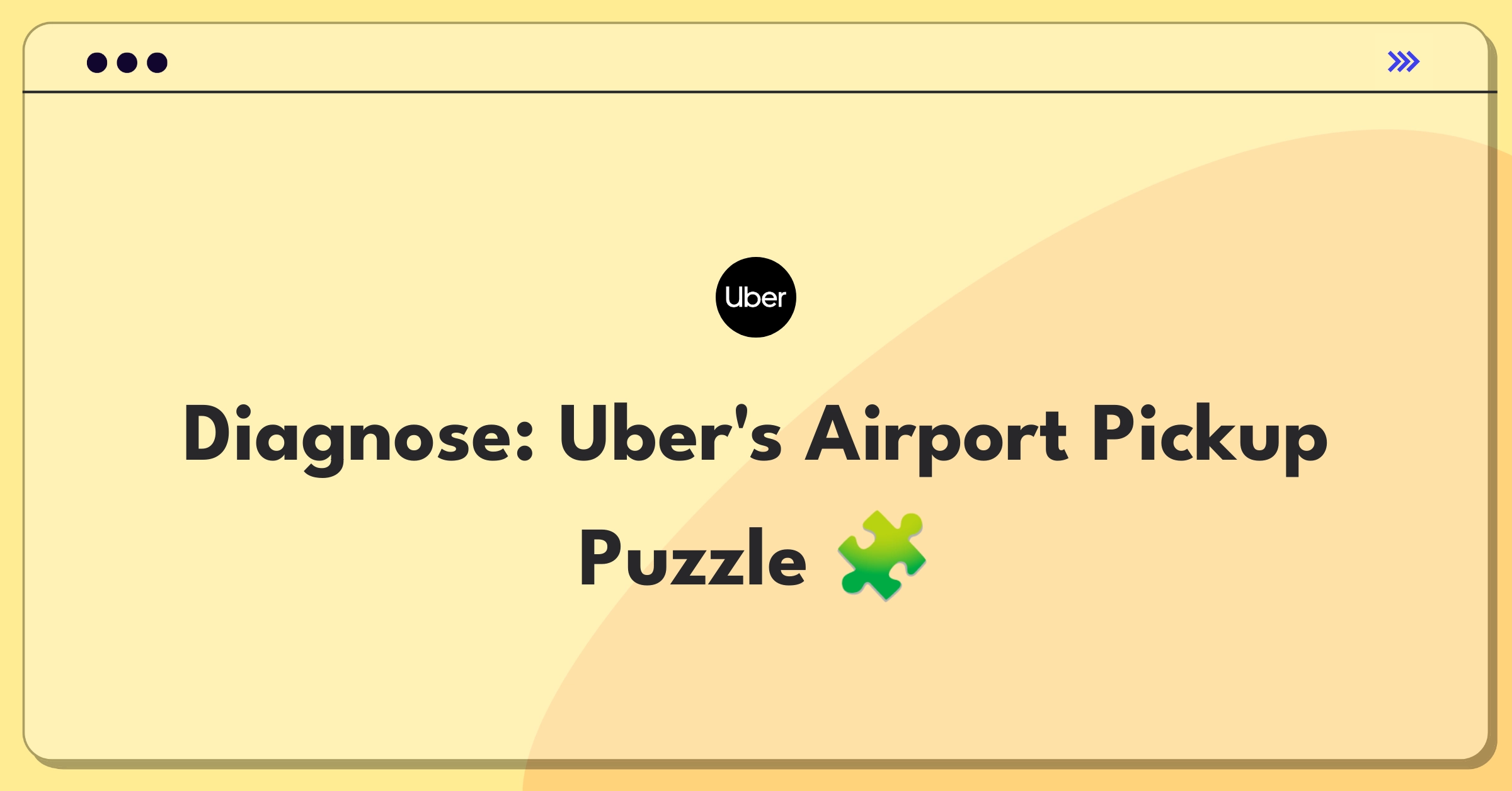 Product Management Root Cause Analysis Question: Uber airport pickup vs. dropoff discrepancy diagram