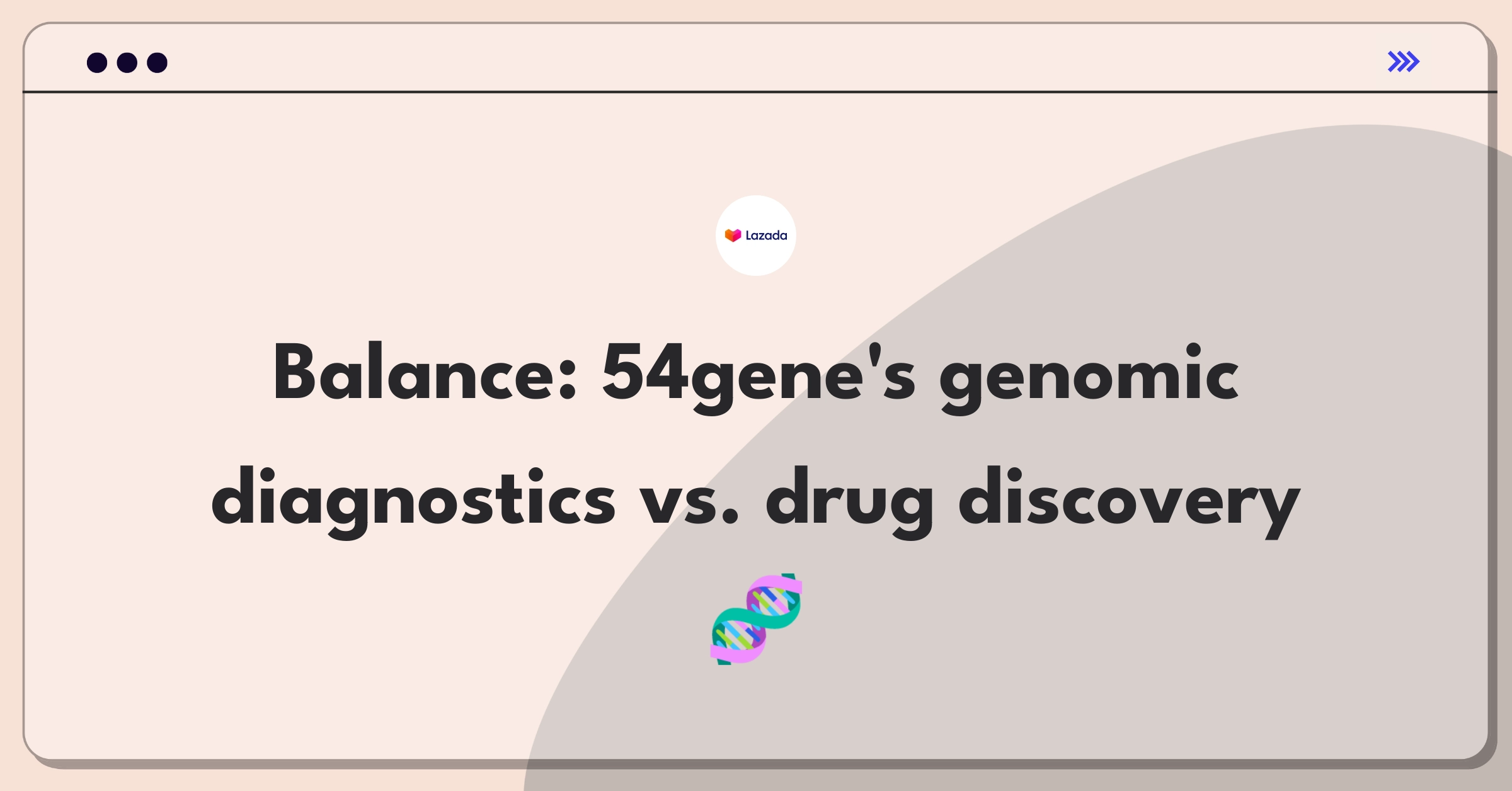 Product Management Trade-off Question: Prioritizing diagnostic tools or drug discovery partnerships in African genomics