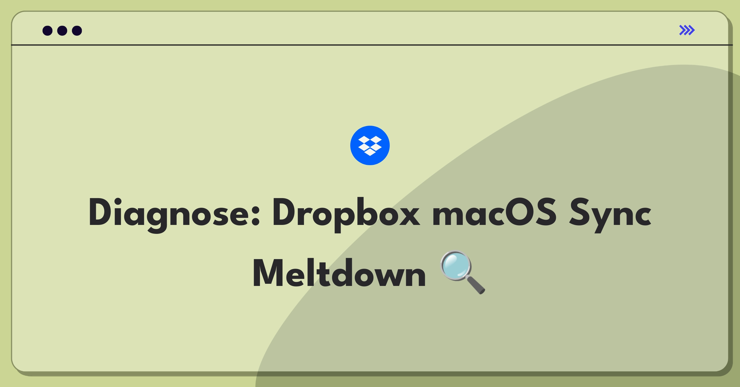 Product Management Root Cause Analysis Question: Investigating sudden spike in Dropbox macOS sync errors