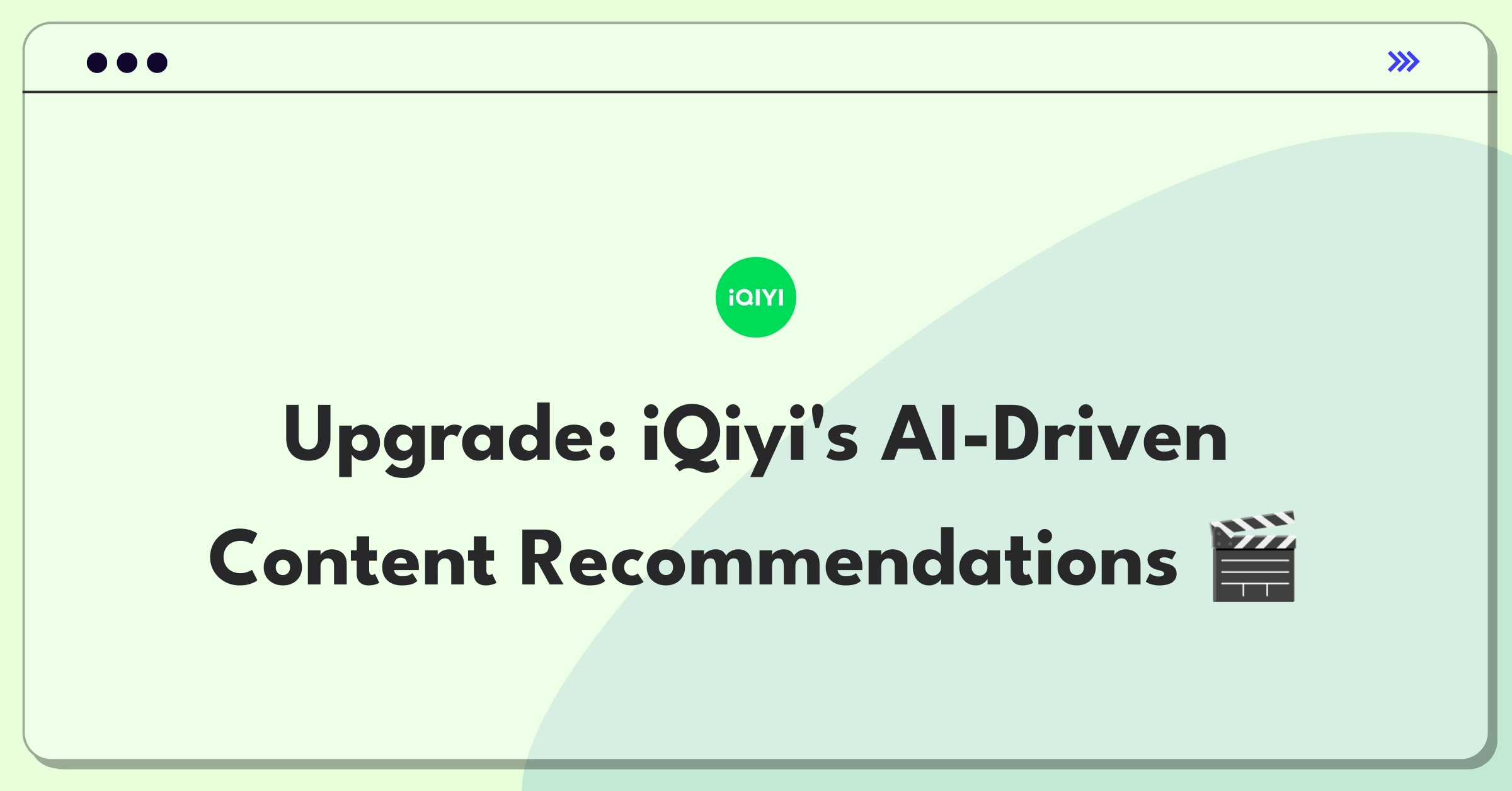 Product Management Improvement Question: Enhancing iQiyi's personalized content recommendations for increased user engagement