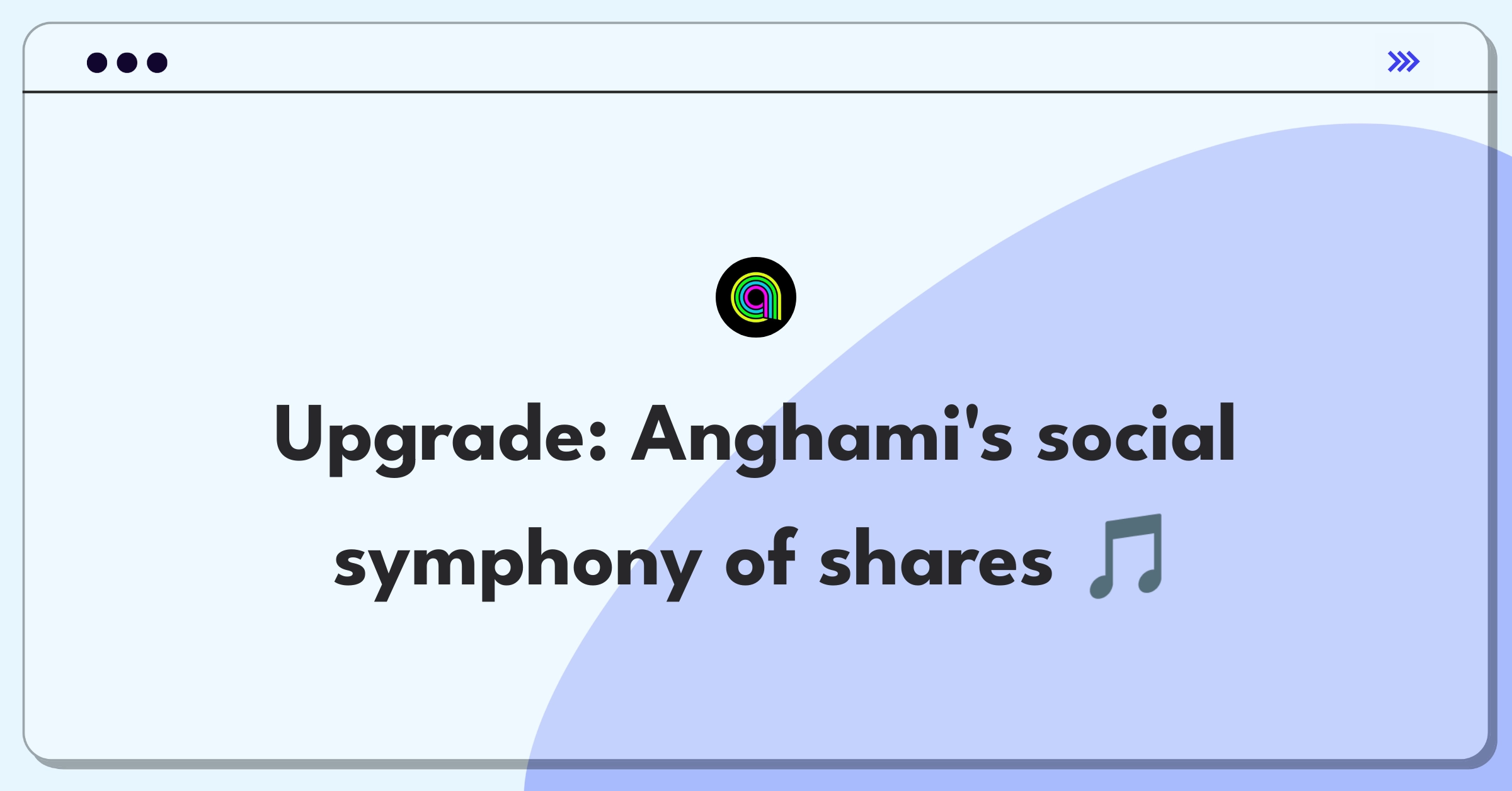 Product Management Improvement Question: Enhancing Anghami's social sharing capabilities for increased user engagement