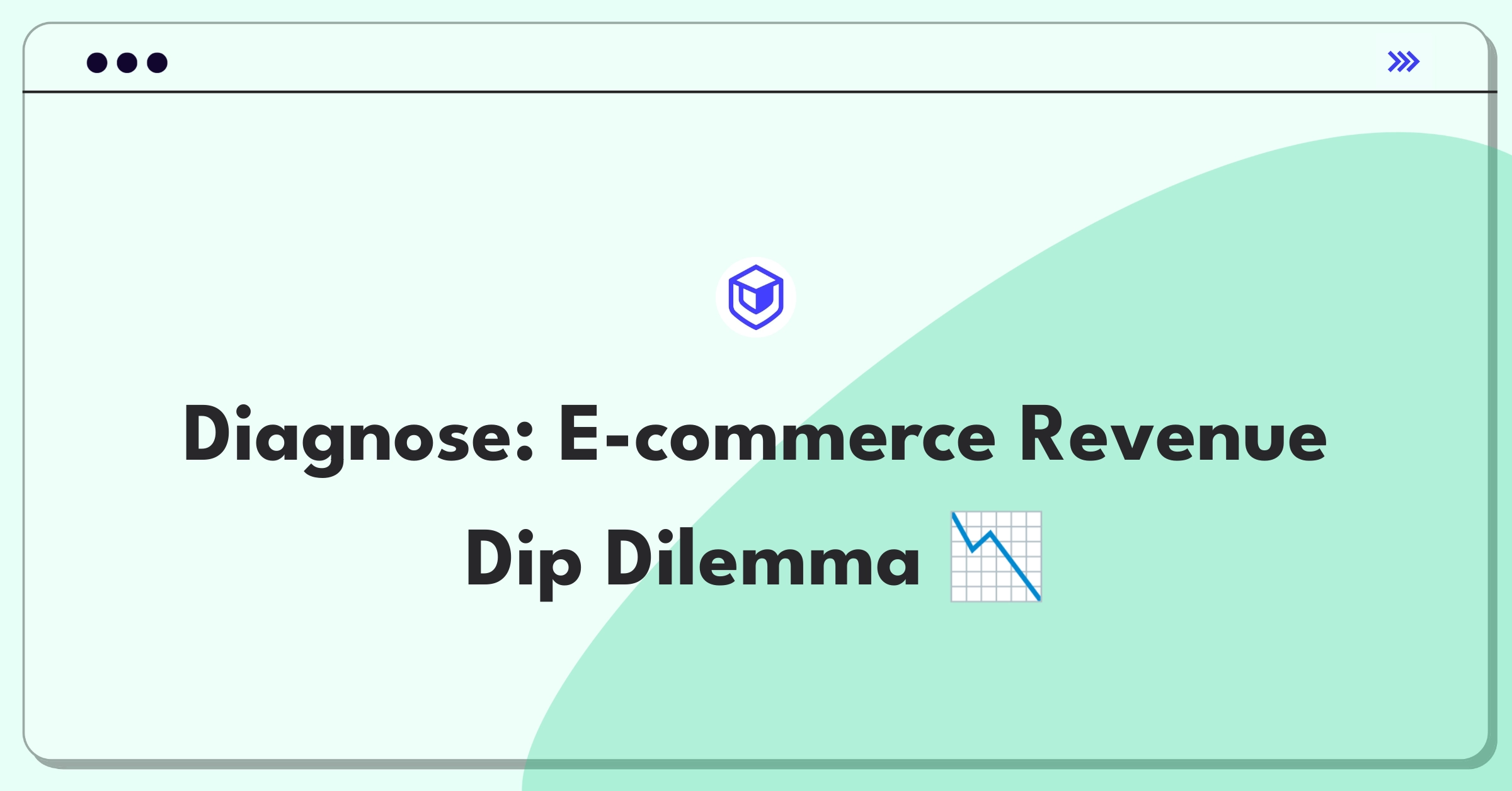 Product Management Root Cause Analysis Question: Investigating e-commerce revenue decline causes and solutions