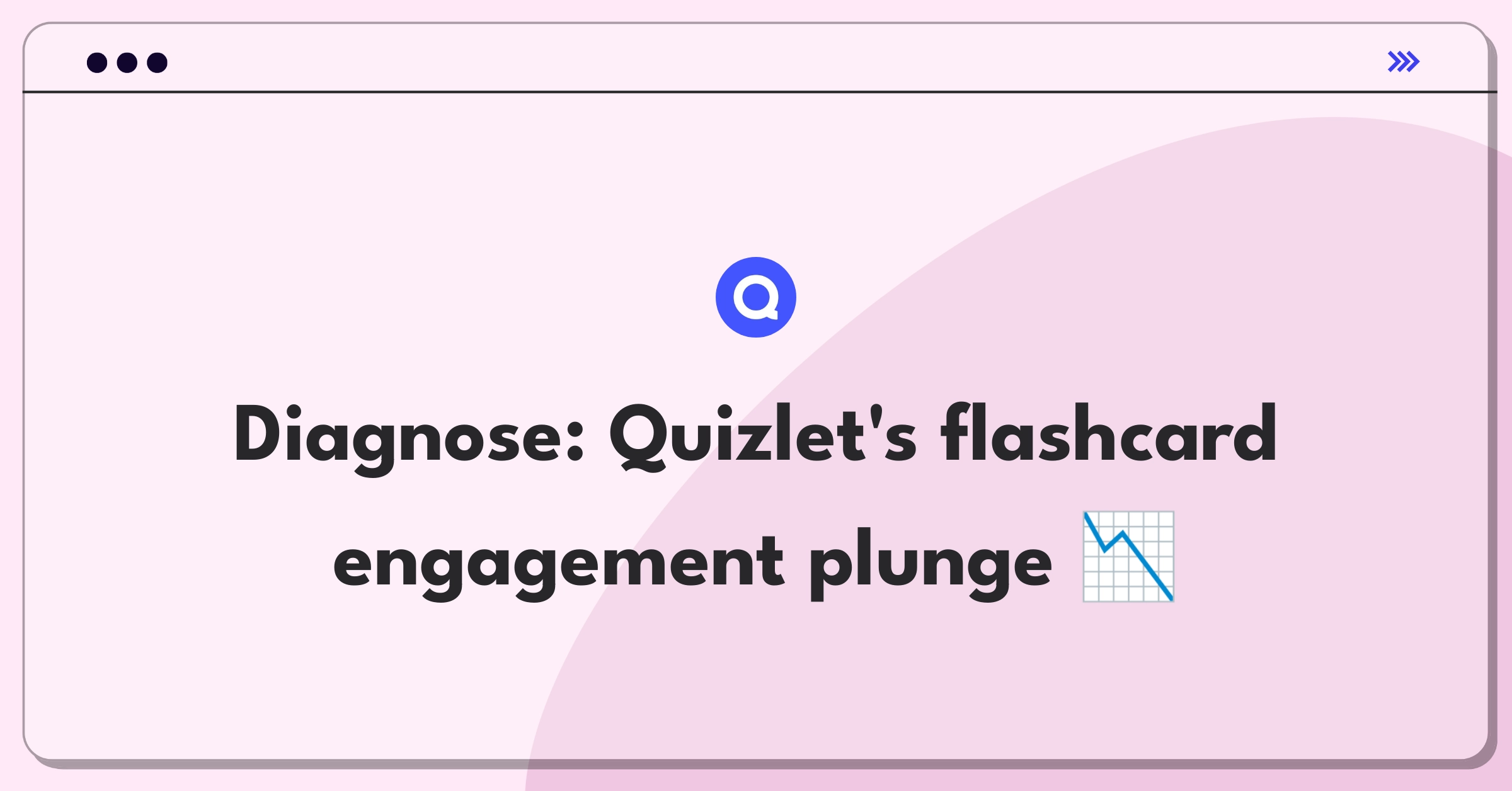 Product Management Root Cause Analysis Question: Investigating Quizlet's flashcard feature study session duration decline