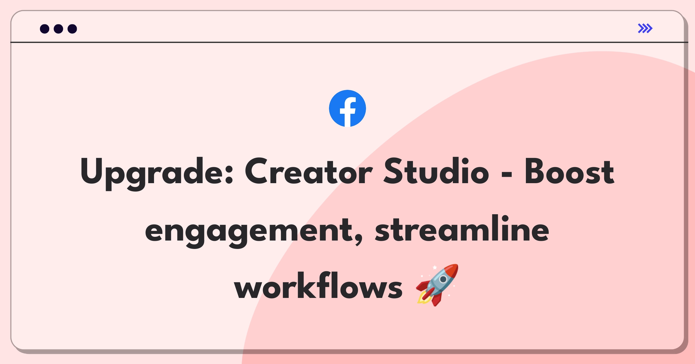 Product Management Improvement Question: Enhancing Facebook Creator Studio for better user engagement and workflow efficiency