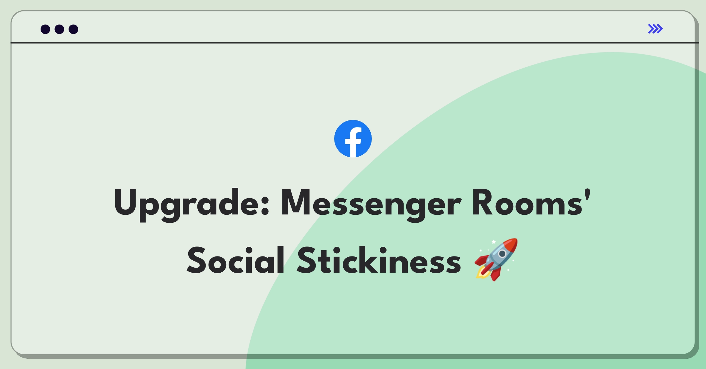 Product Management Improvement Question: Enhancing Facebook Messenger Rooms for better user engagement and retention