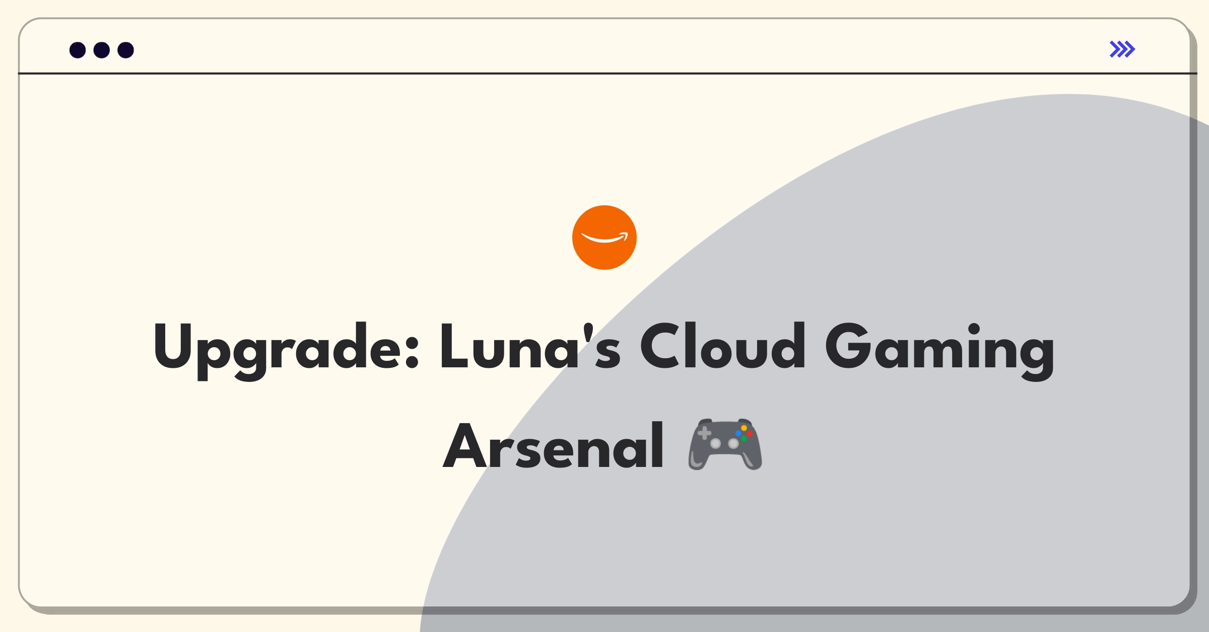 Product Management Improvement Question: Enhancing Amazon Luna's cloud gaming platform with strategic upgrades