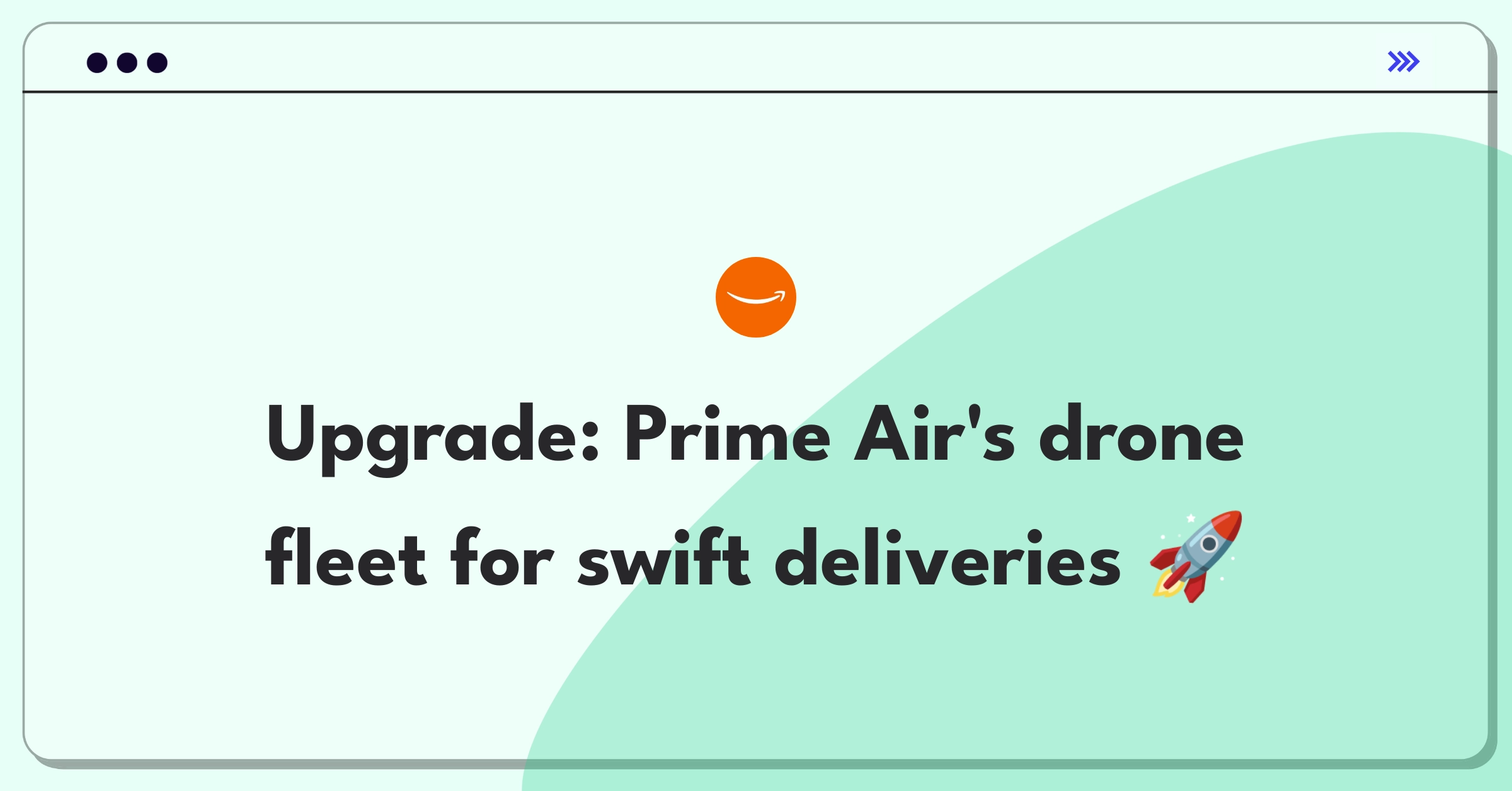 Product Management Improvement Question: Enhancing Amazon Prime Air's drone delivery service efficiency and user experience