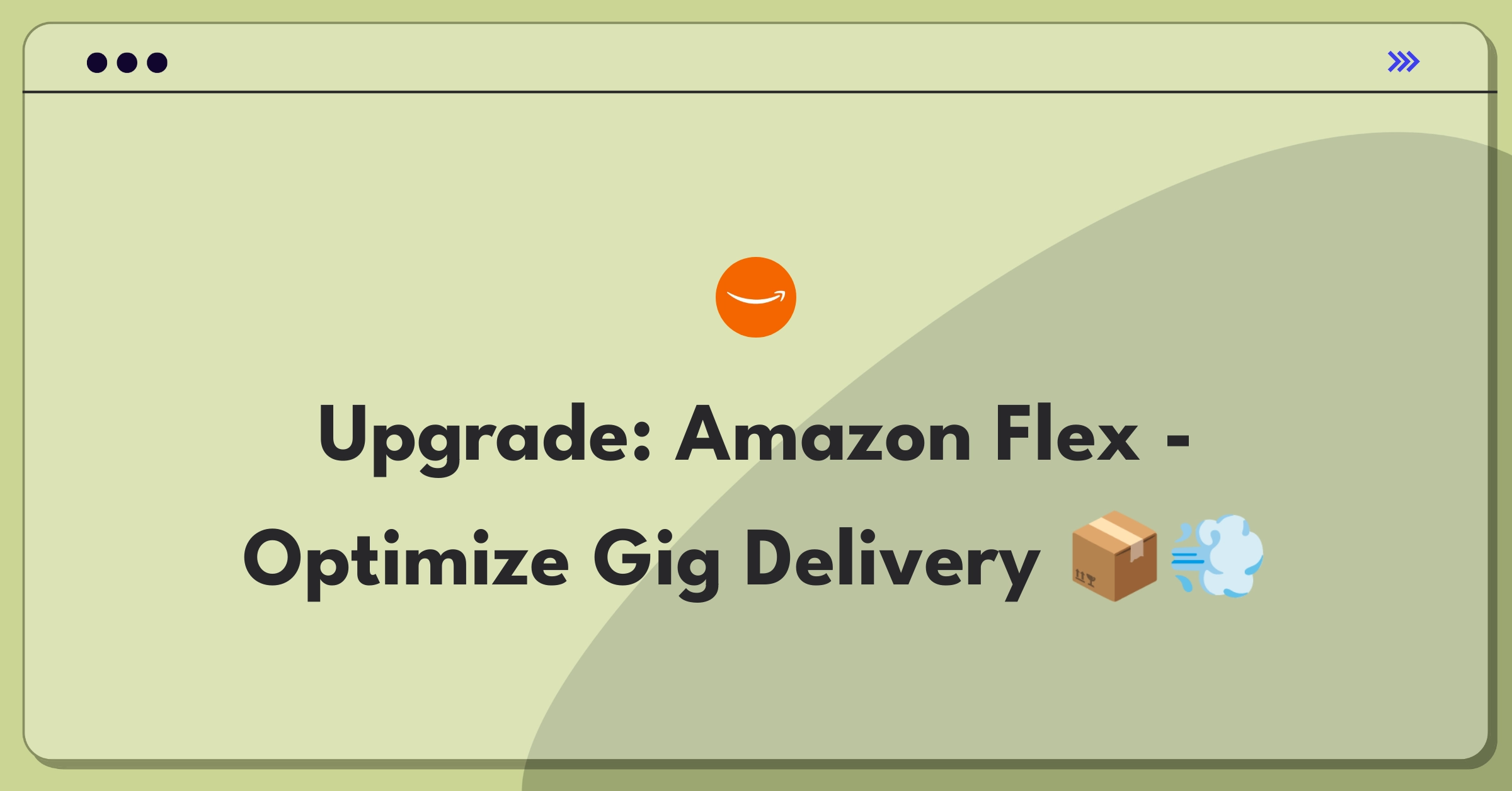 Product Management Improvement Question: How to enhance Amazon Flex's gig economy delivery service